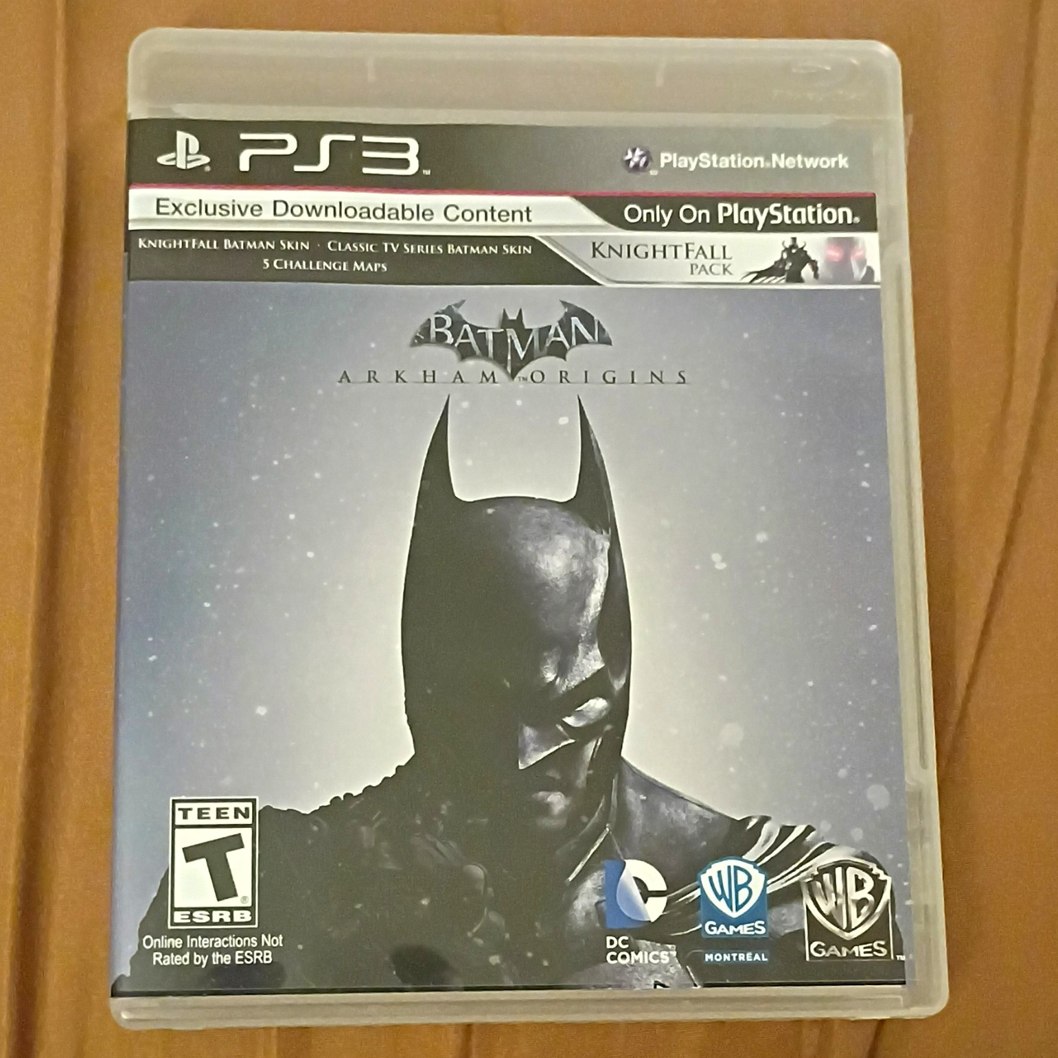 WB Games Batman: Arkham Origins Sony PS3 2013 T Multiplayer Manual Case