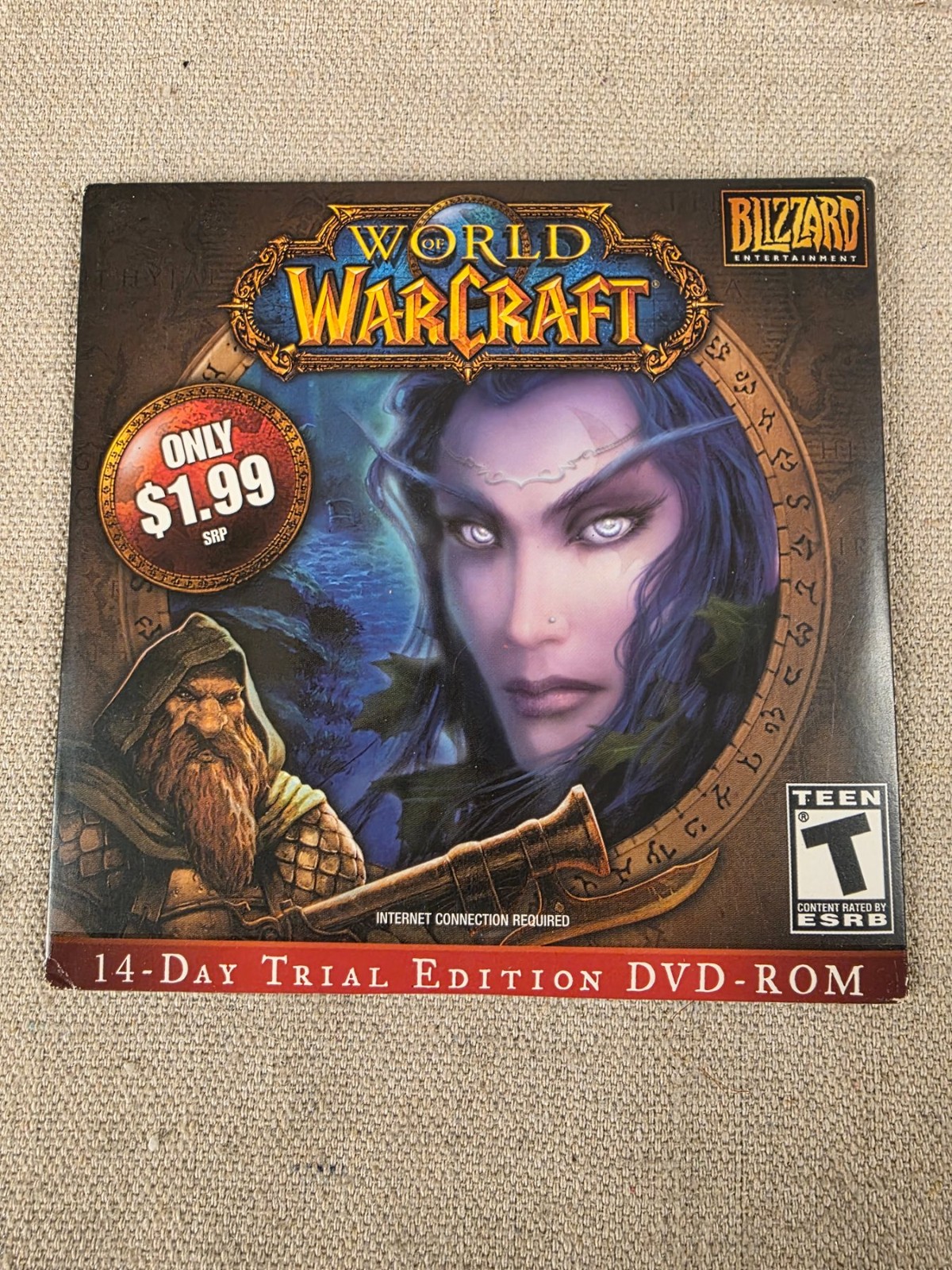World of Warcraft 14-Day Trial Edition DVD-ROM PC Mac Blizzard Entertainment