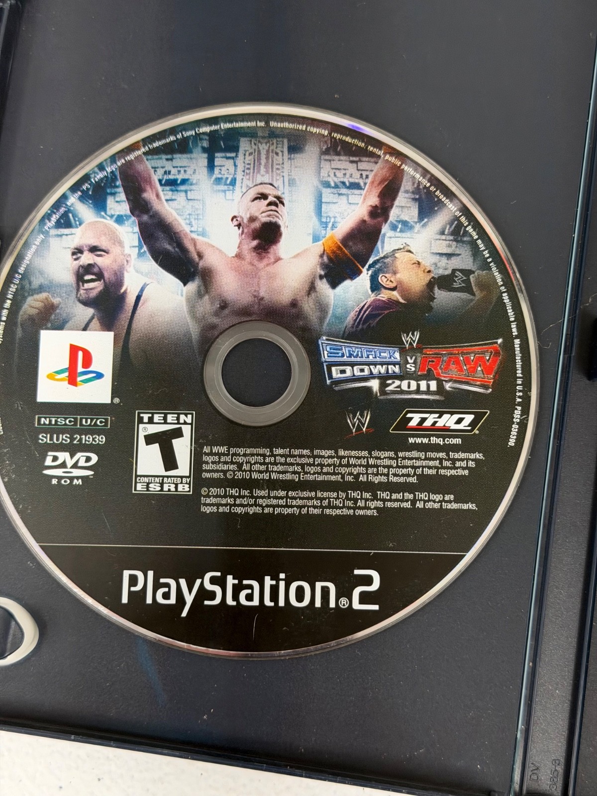 WWE GAMES SMACKDOWN VS. RAW 2011 2010 HERE COMES THE PAIN PS2 WRESTLING