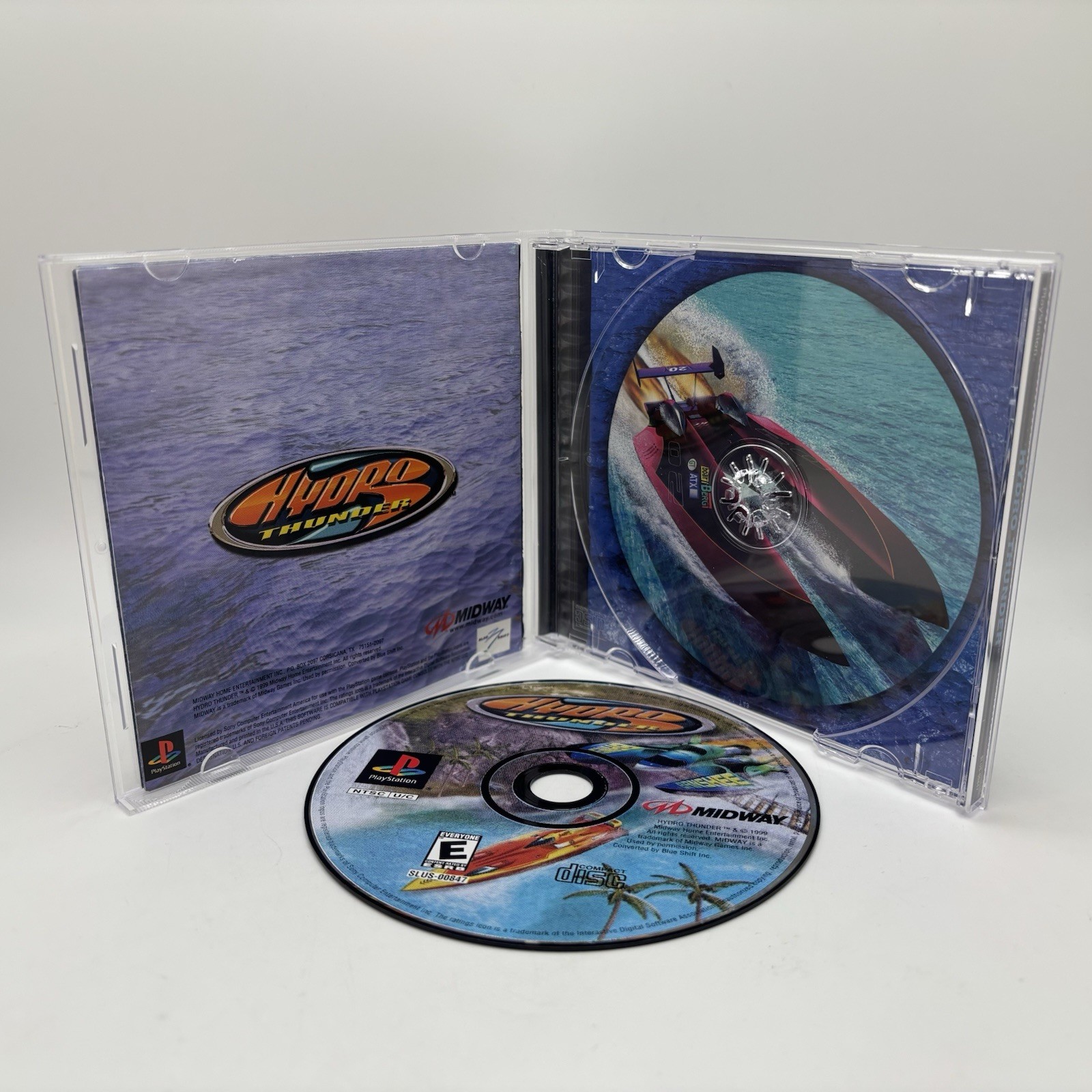 HYDRO THUNDER Complete 1999 Sony PlayStation 1 PS1 – Scratched Disc – TESTED