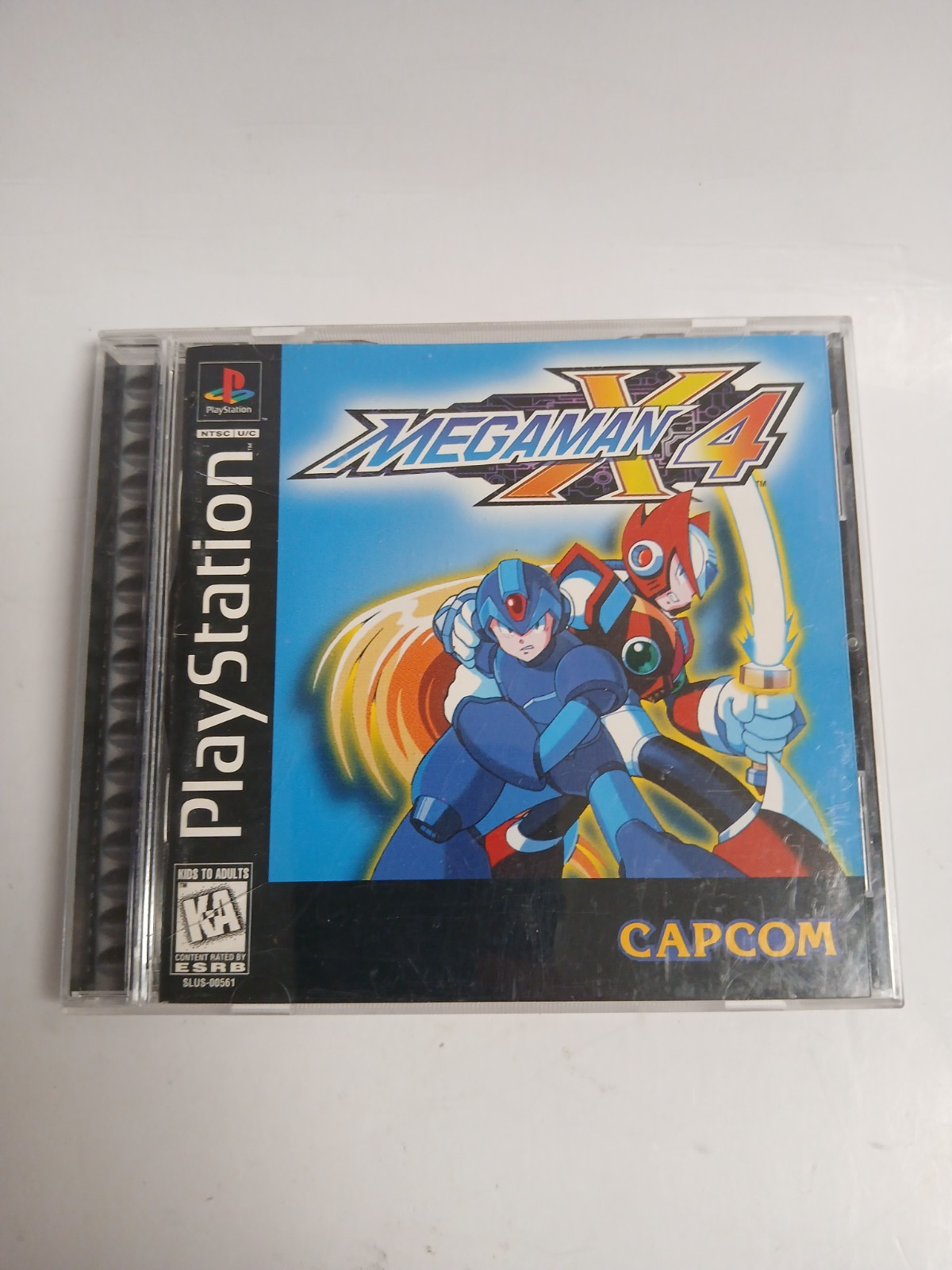 Mega Man X4 (PlayStation 1, 1997) Black Label CIB
