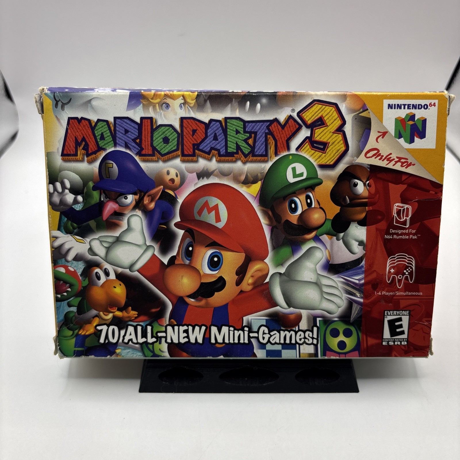 Mario Party 3 Nintendo 64, 2001 Complete In Box w/ Protector
