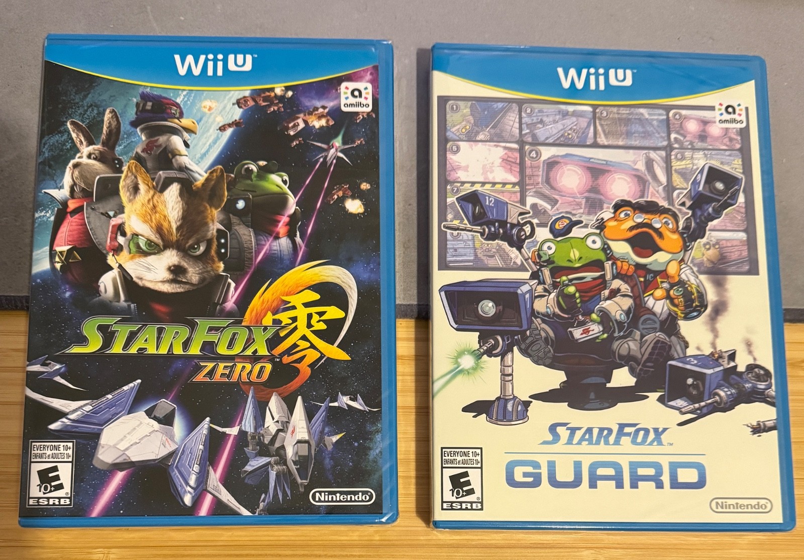 BRAND NEW Wii U StarFox Zero in Box with Star Fox Guard Game SEALED Nintendo