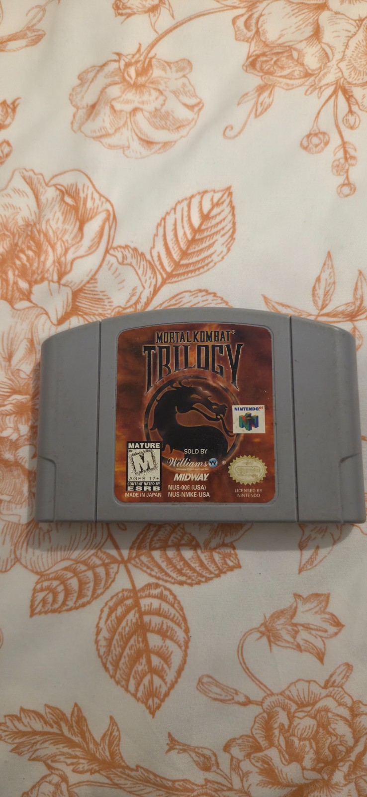Mortal Kombat Trilogy (Nintendo 64, 1996) N64 – GAME AND MANUAL – FREE SHIPPING