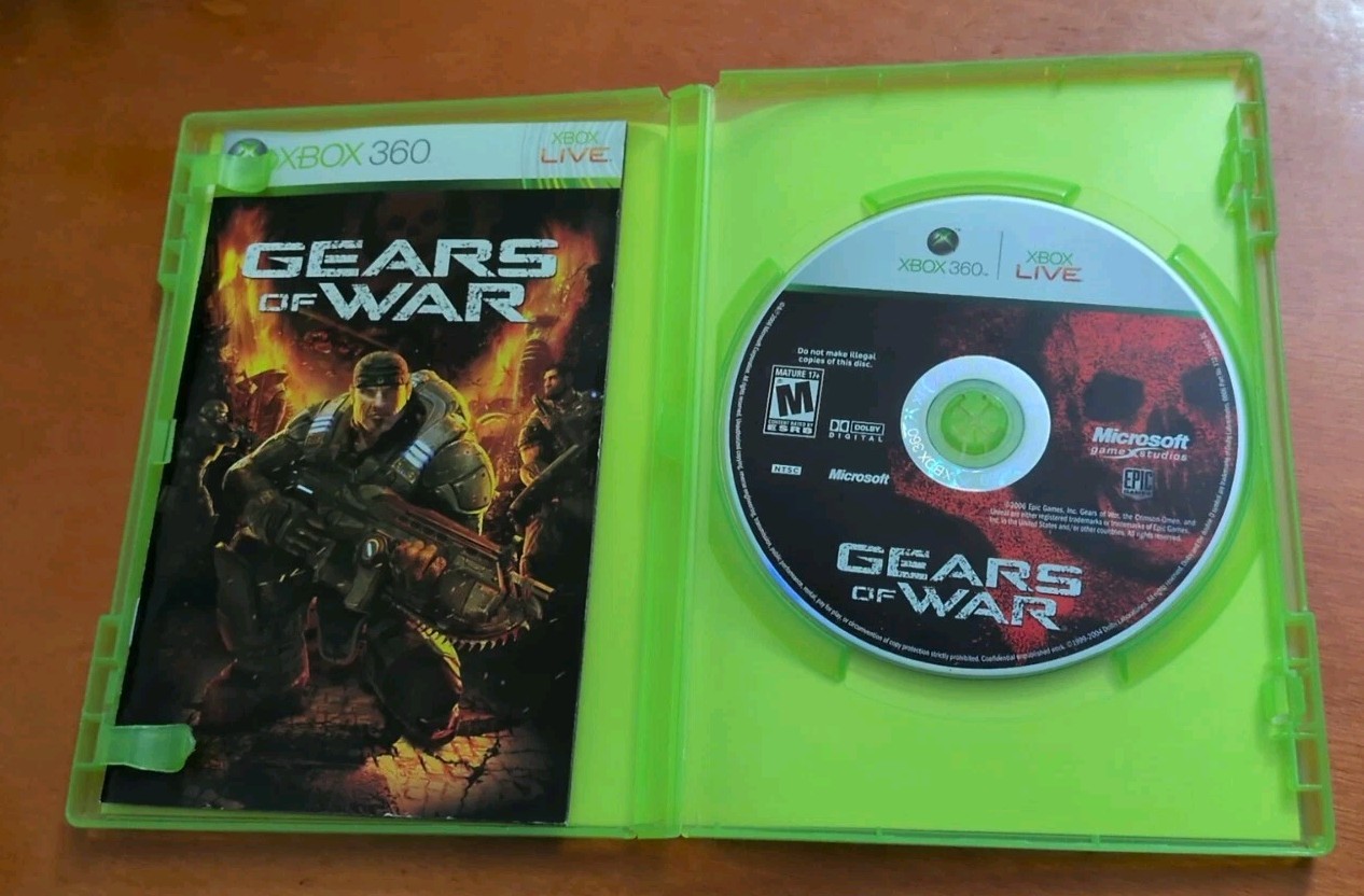 Gears Of War Microsoft Xbox 360 Epic Games Studios Dolby Digital Mature