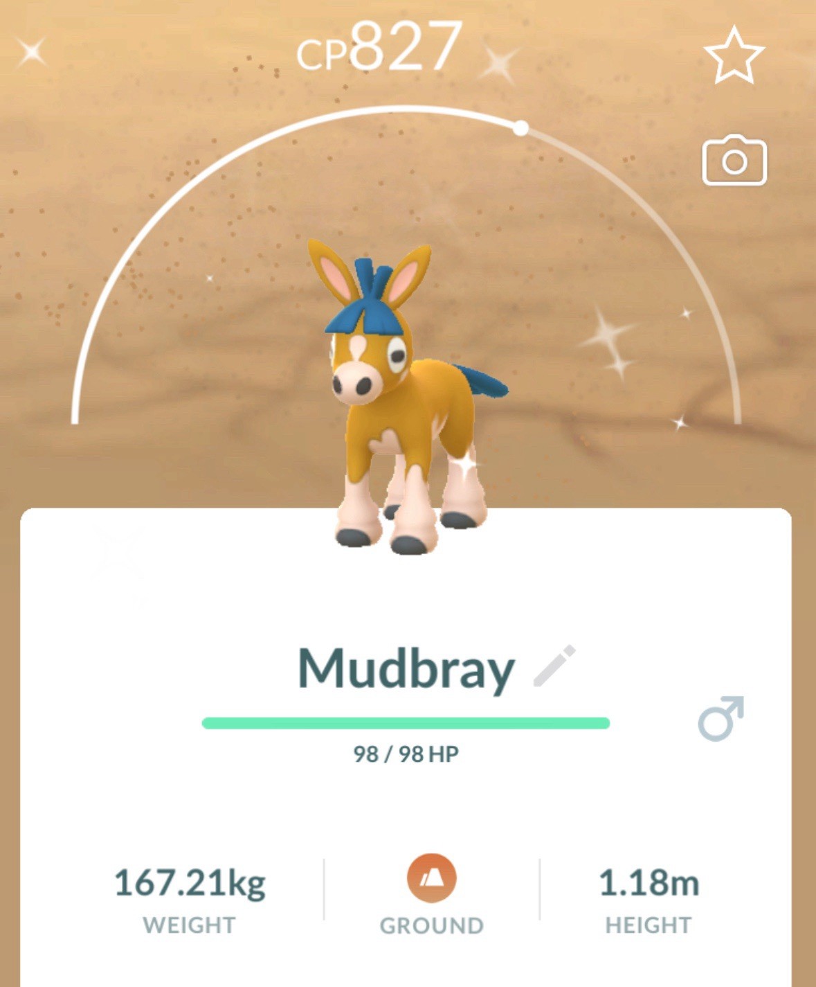 ✨Shiny Mudbray, Pokémon Go Trade✨ Read description ✨
