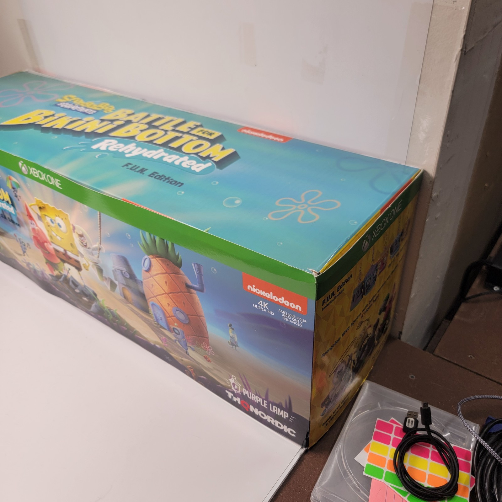 Spongebob Squarepants Battle for Bikini Bottom Rehydrated Fun Edition with Game