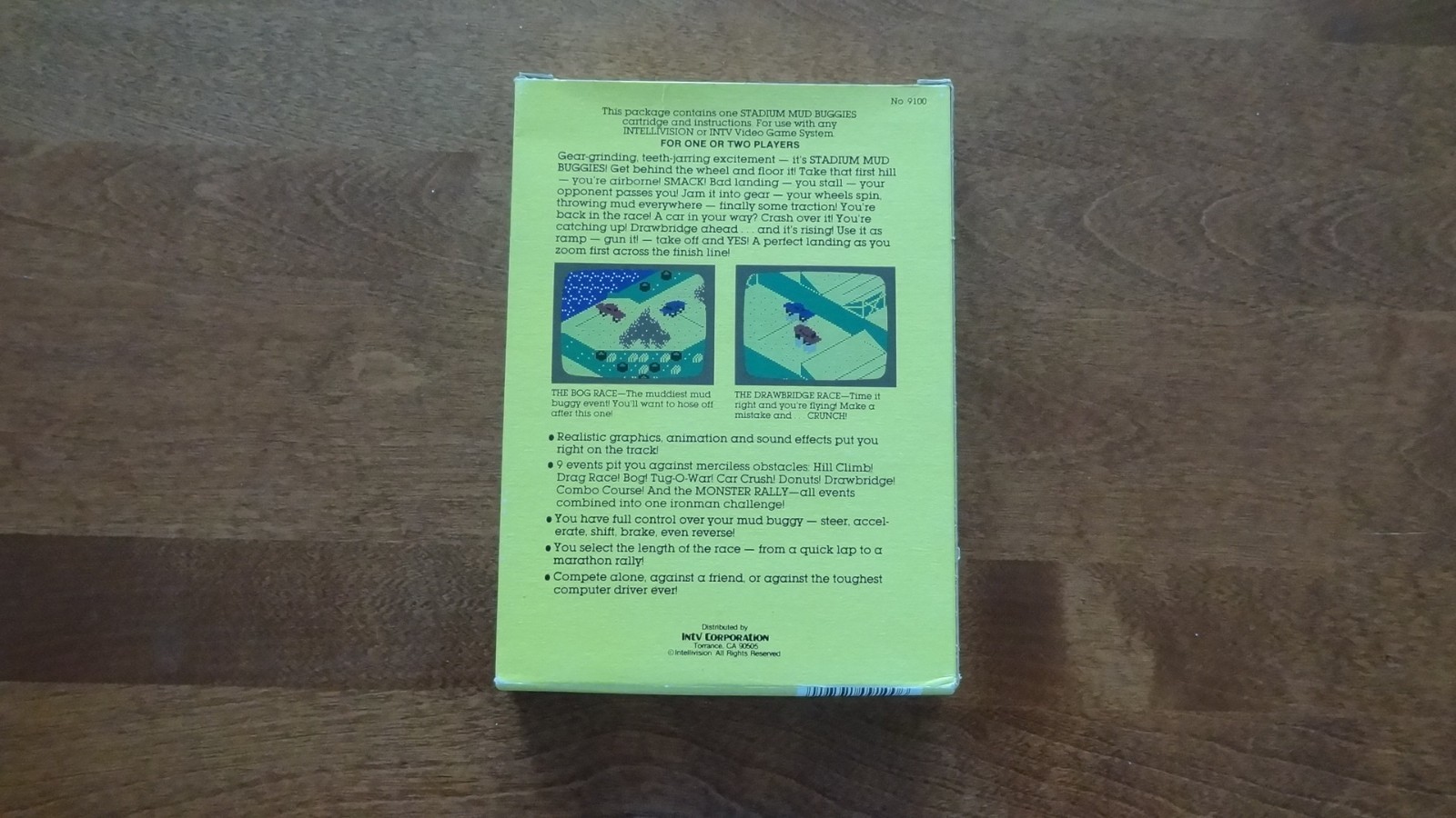 INTELLIVISION STADIUM MUD BUGGIES BOXED