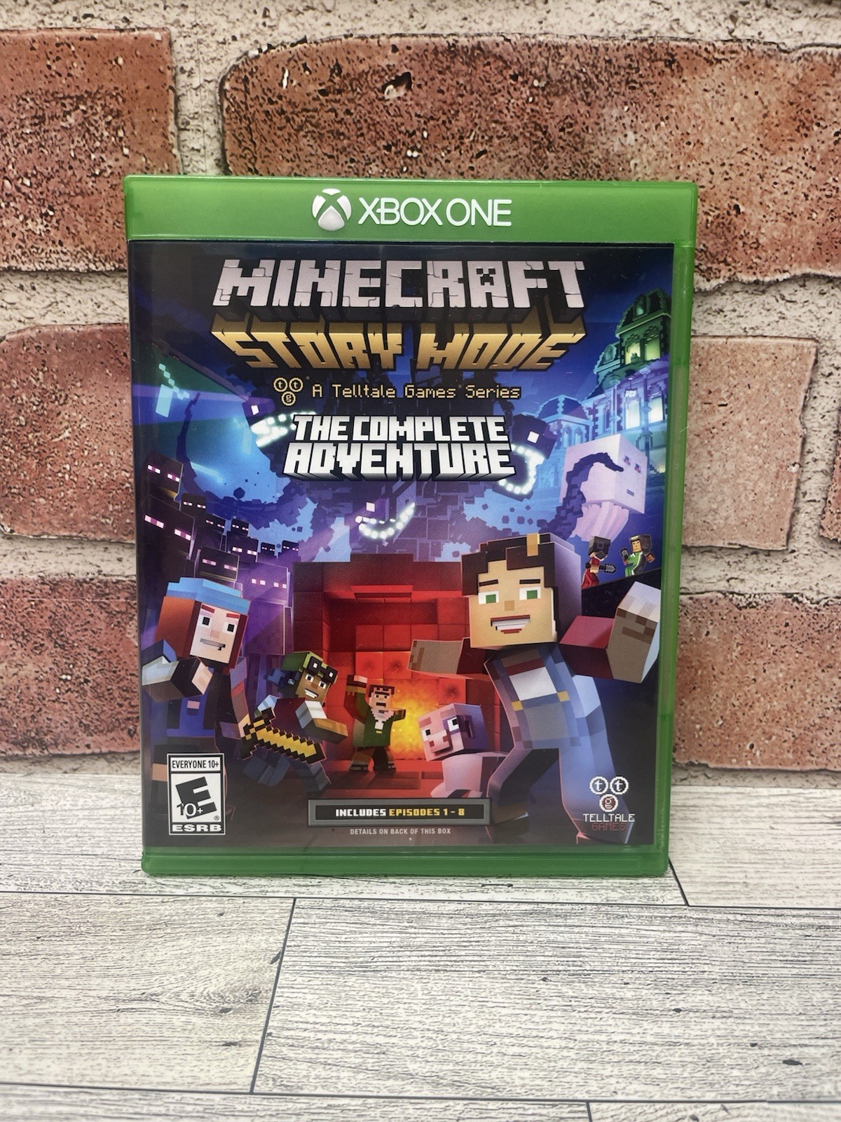 Minecraft Story Mode The Complete Adventure (Microsoft Xbox One, 2016) Tested!