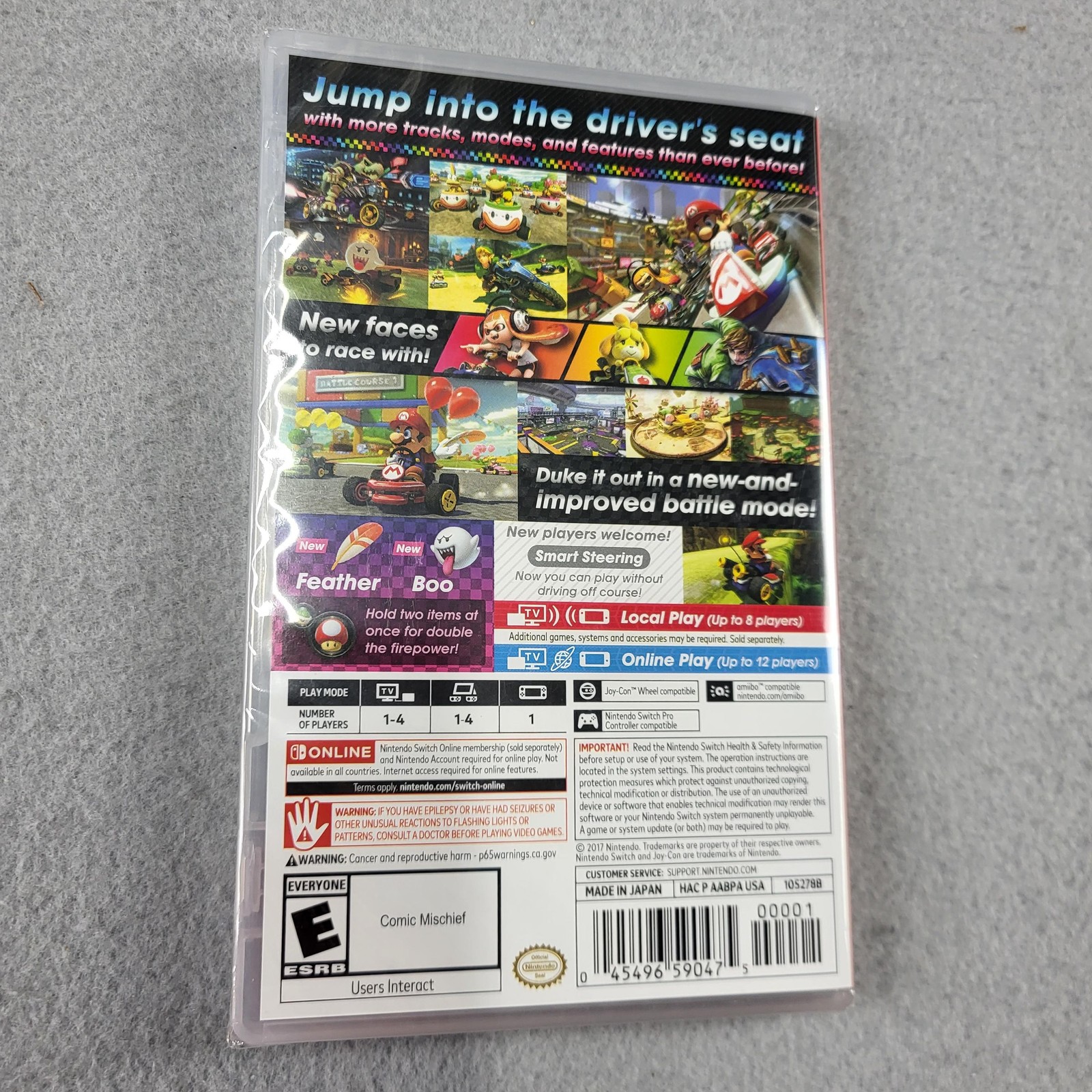 Mario Kart 8 Deluxe Nintendo Switch Game Brand New Sealed Racing Family Kids
