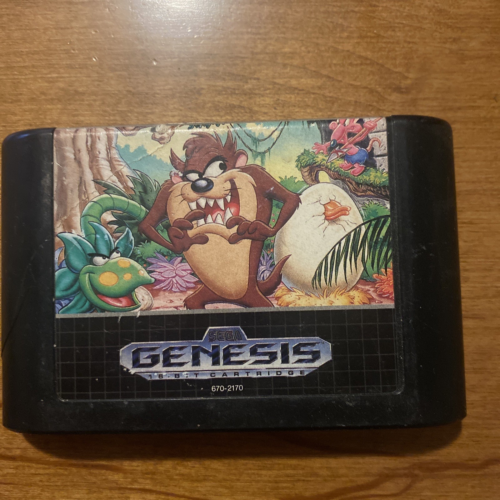 Taz Mania SEGA Genesis Cartridge
