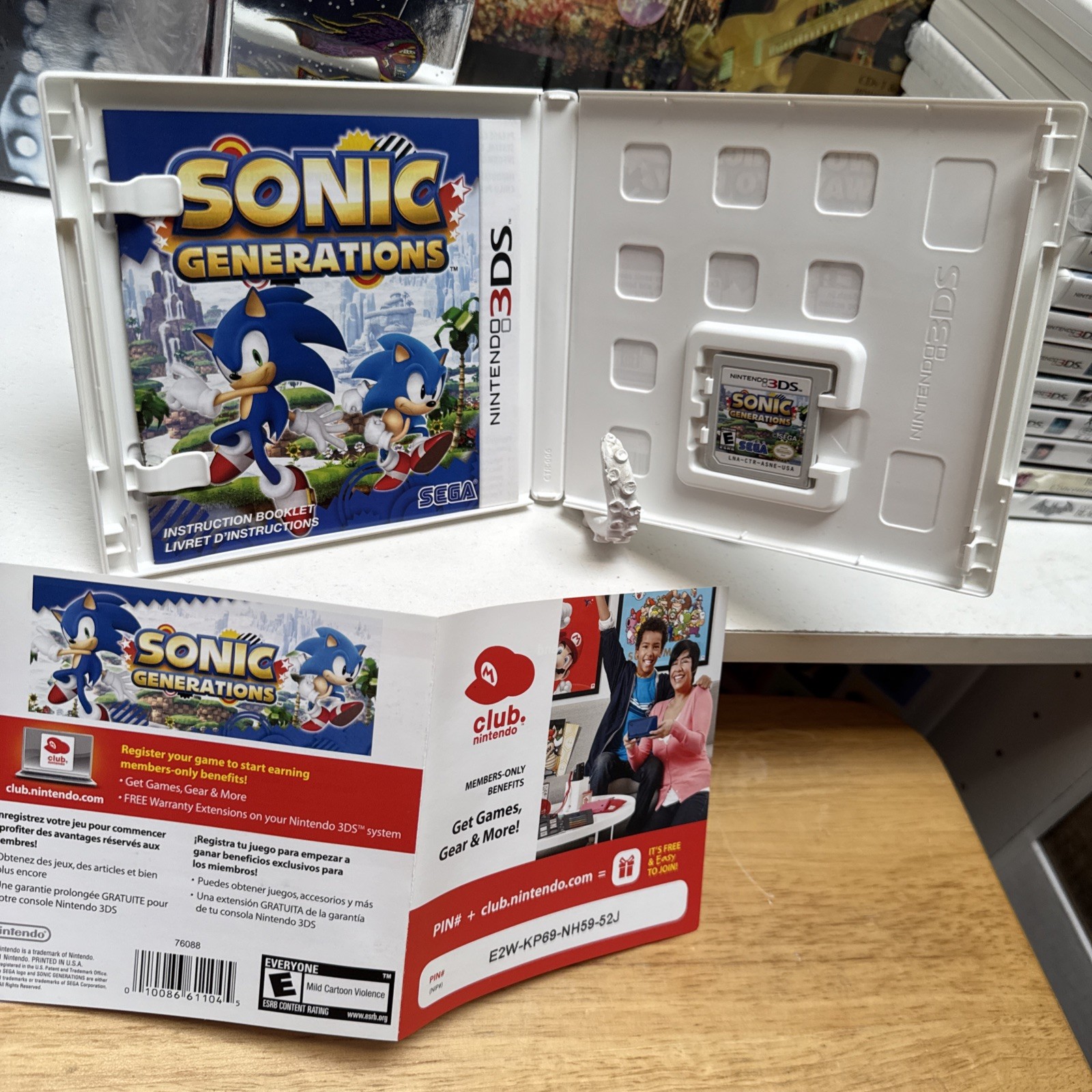 Sonic Generations (Nintendo 3DS) *CIB COMPLETE!! ~ 2011 Platformer Sega