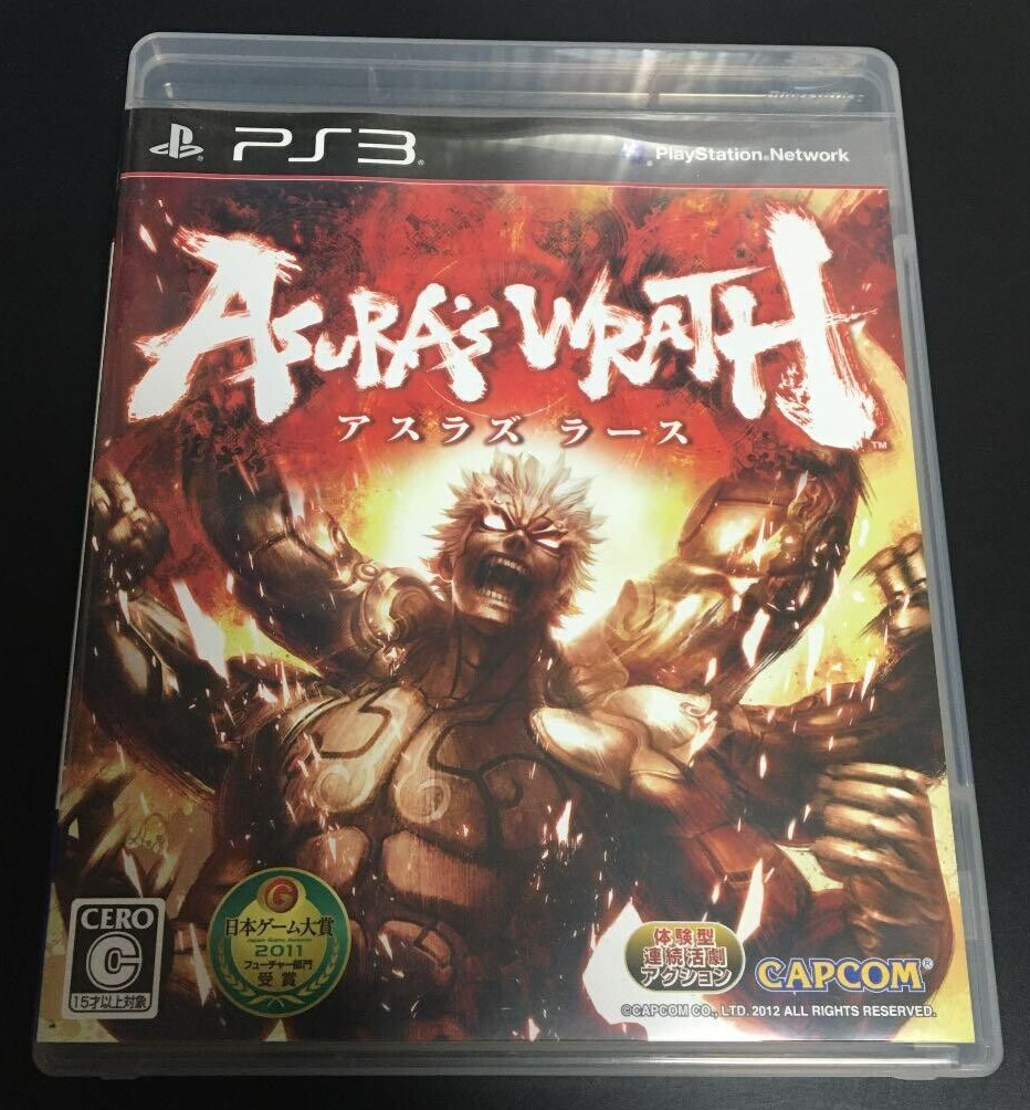 Sony PS3 Asura’s Wrath 2012 Region free With Box Japanese Games Tested Genuine