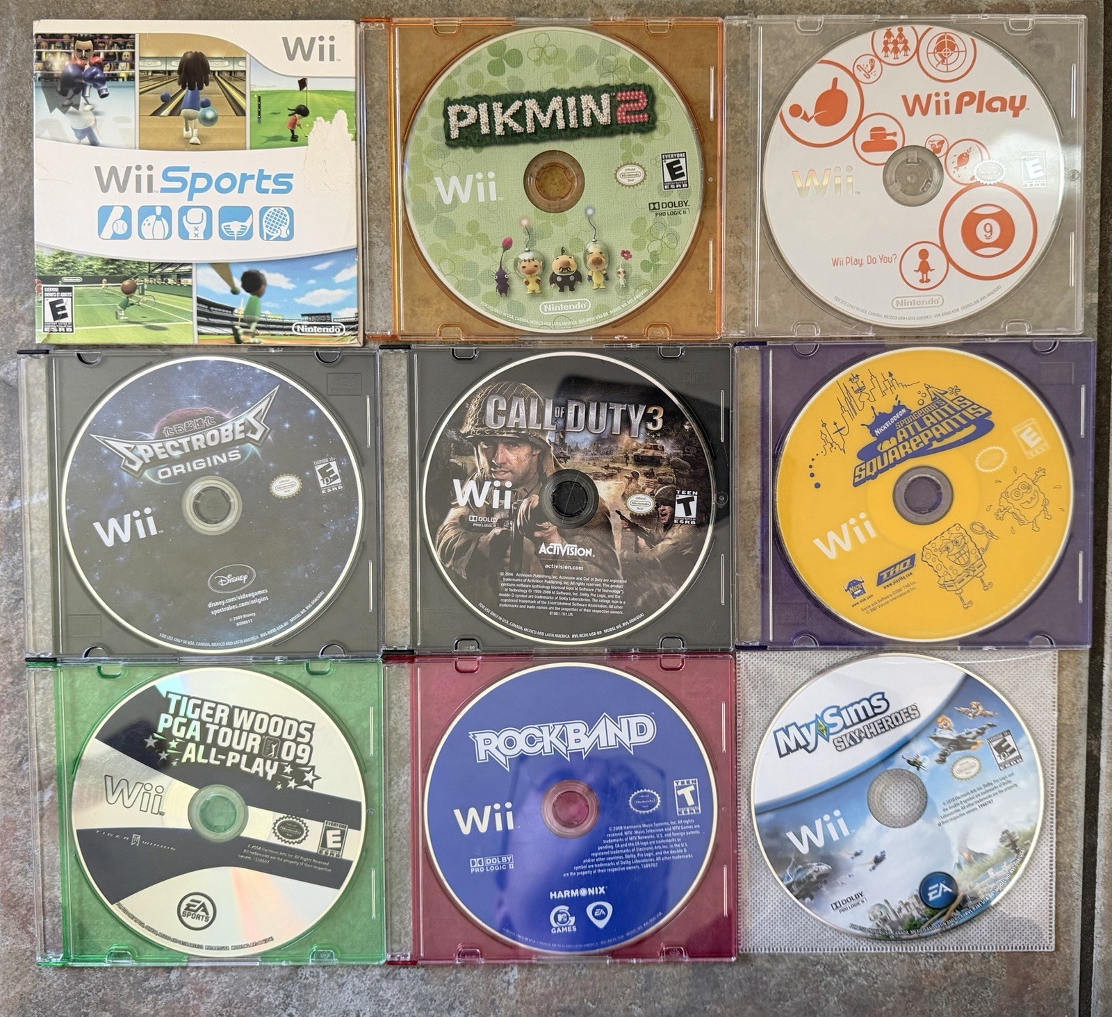 Various Nintendo Wii Games