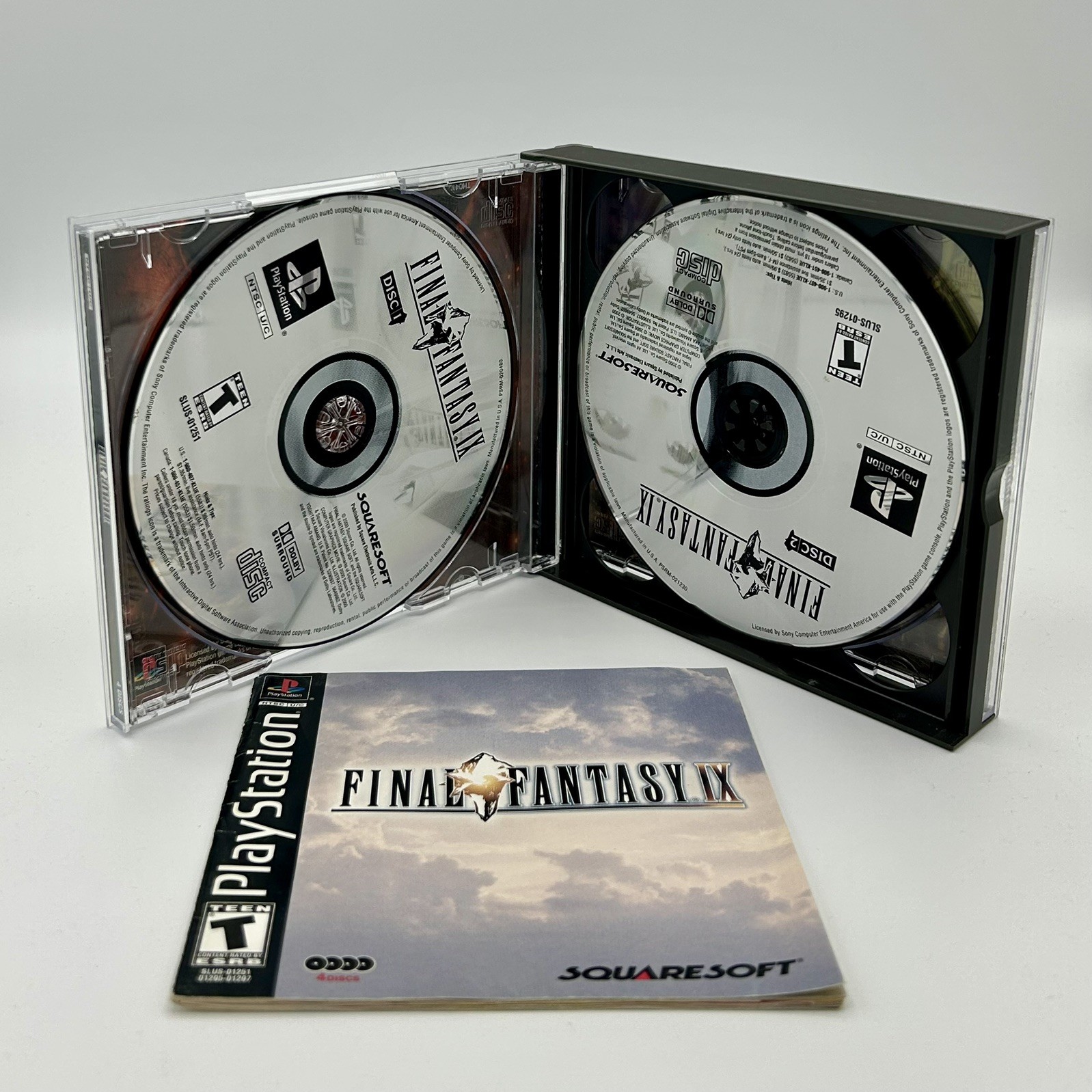 Final Fantasy 9 IX – PlayStation 1 PS1 – CIB – Black Label – TESTED/WORKING
