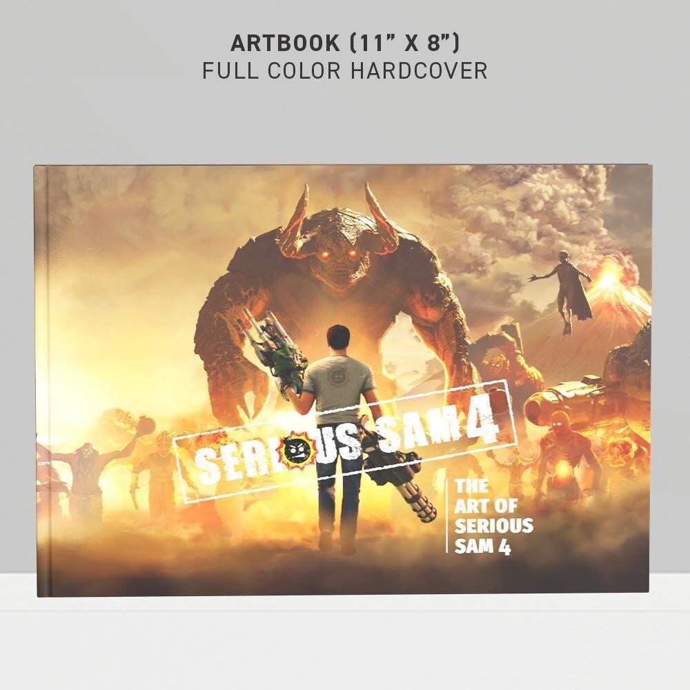 Serious Sam 4 – 11″ x 8″ Art Book – Special Reserve Games – NEW FREE US SHIPPING