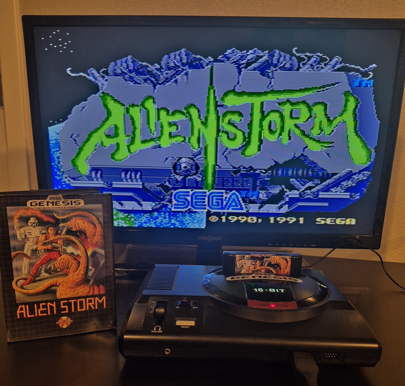 Alien Storm (Sega Genesis, 1991) Missing Manual, Tested