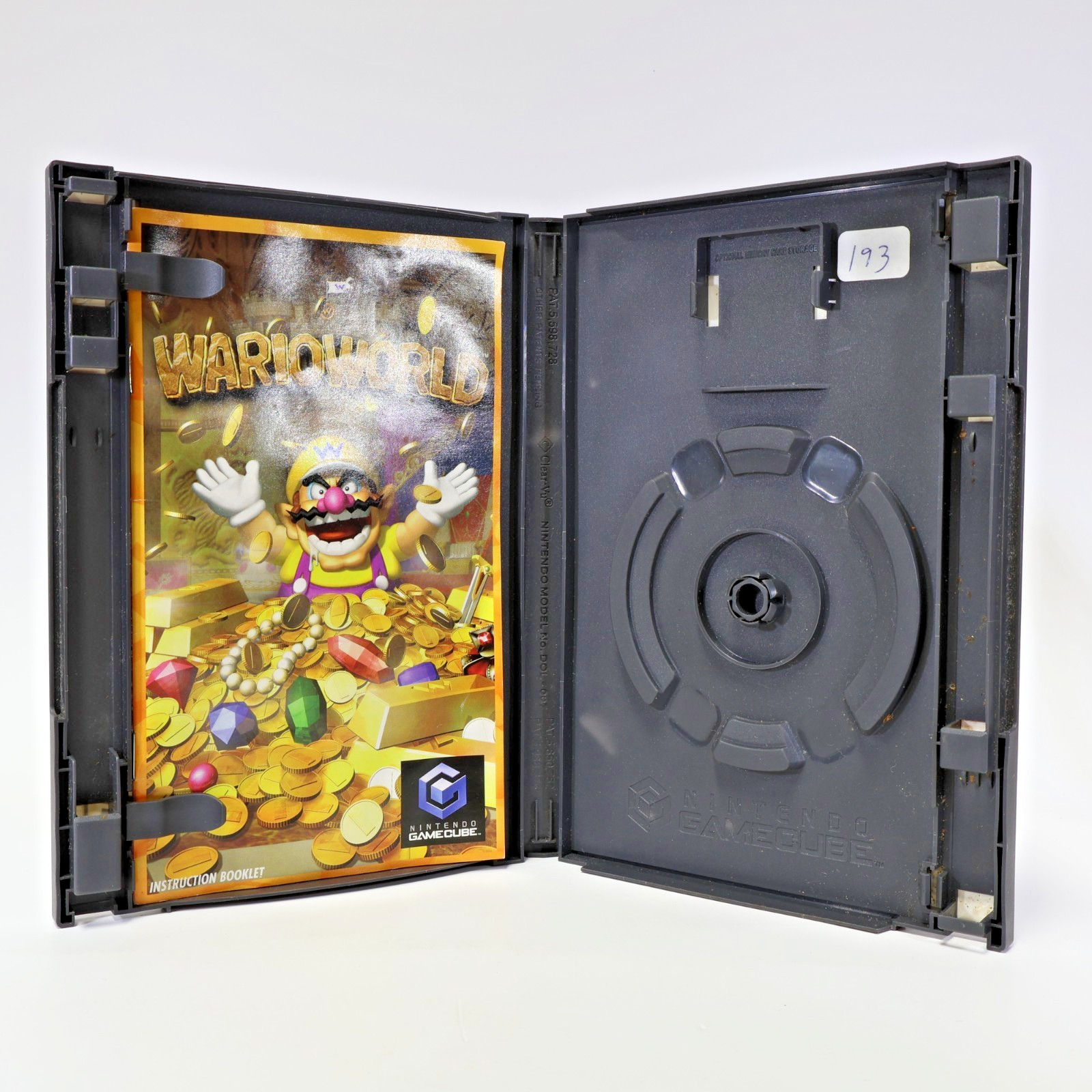 Wario World (GameCube) Case and Manual Only – Authentic Acceptable Cond