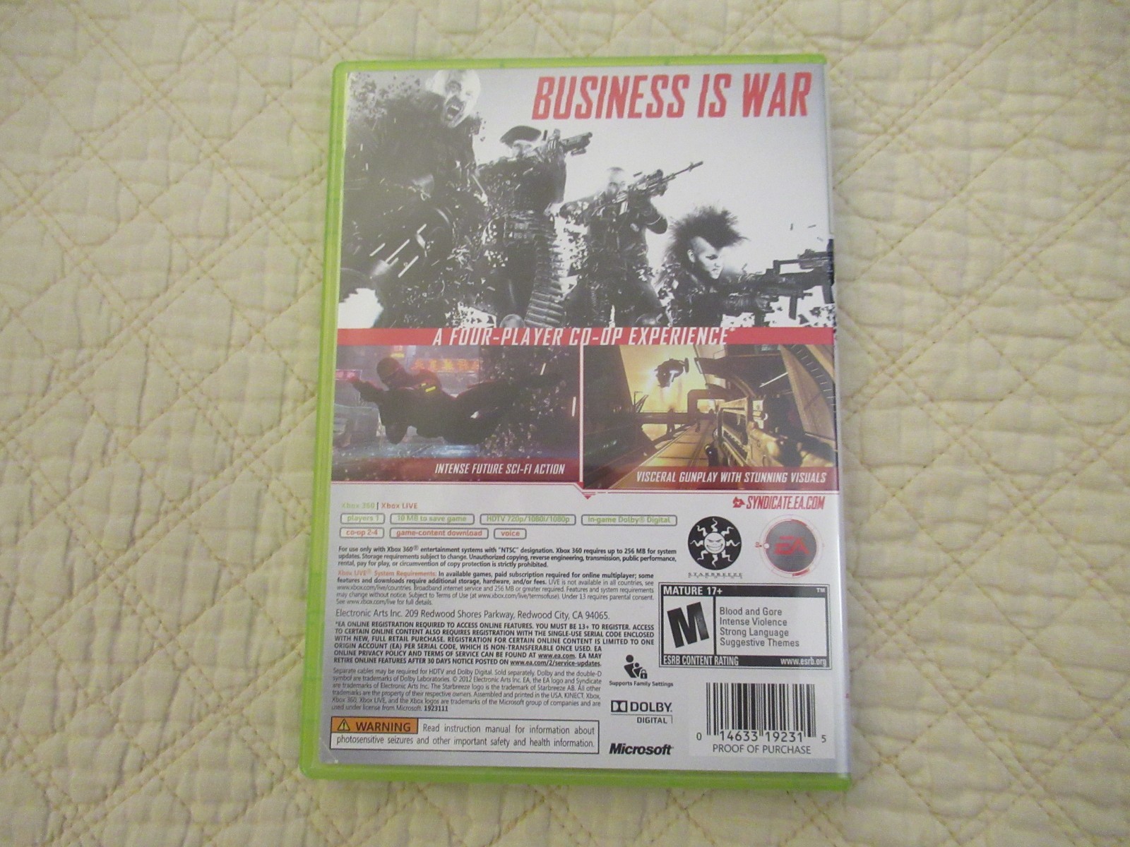 Syndicate (Xbox 360) (CIB)