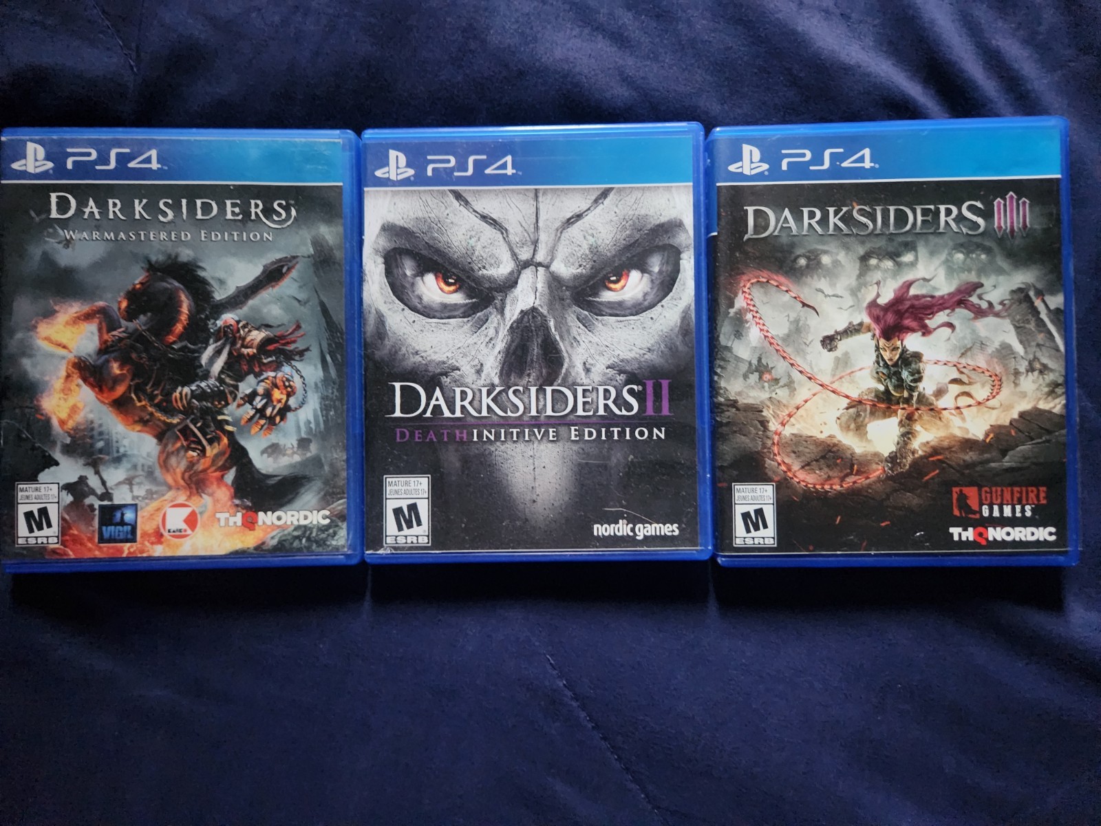 Darksiders I, II, and III PS4