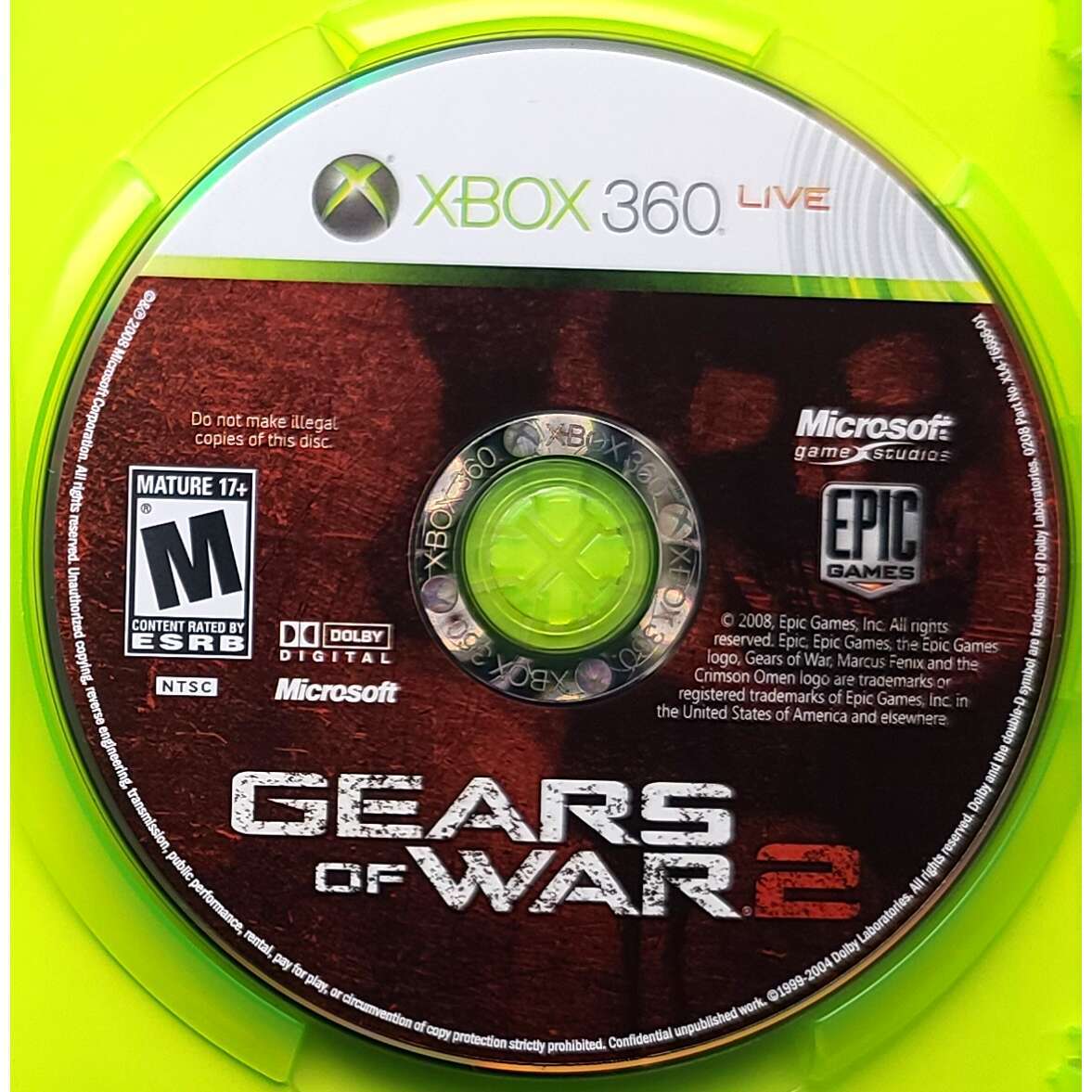 Gears of War 2 – Microsoft Xbox 360 Pristine Authentic Game 180 Day Guarantee