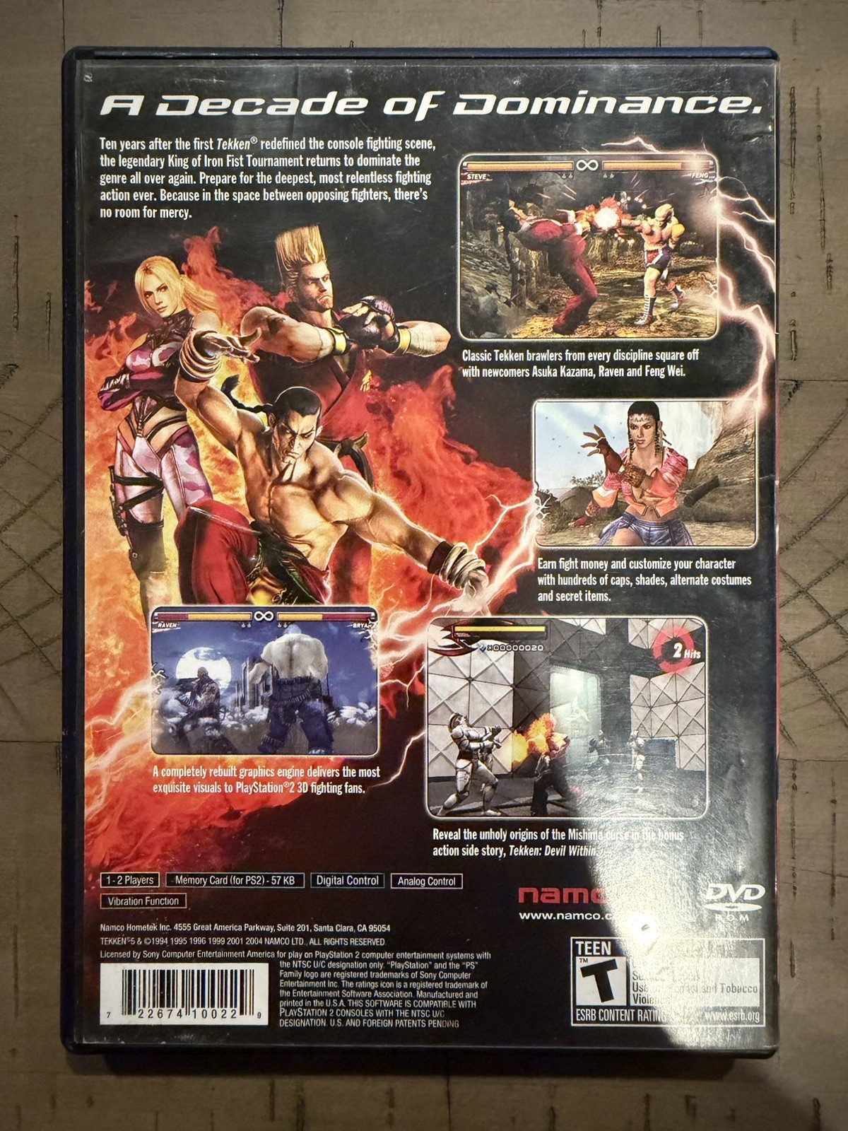 Tekken 4 & 5 BUNDLE; Both CIB (Sony PlayStation 2, 2005)