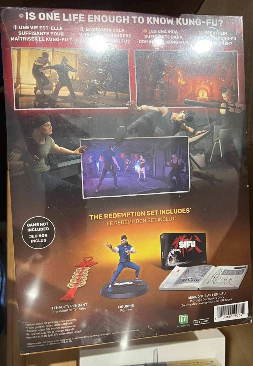 Sifu: Redemption Set – Collectors edition – Factory Sealed, NO GAME
