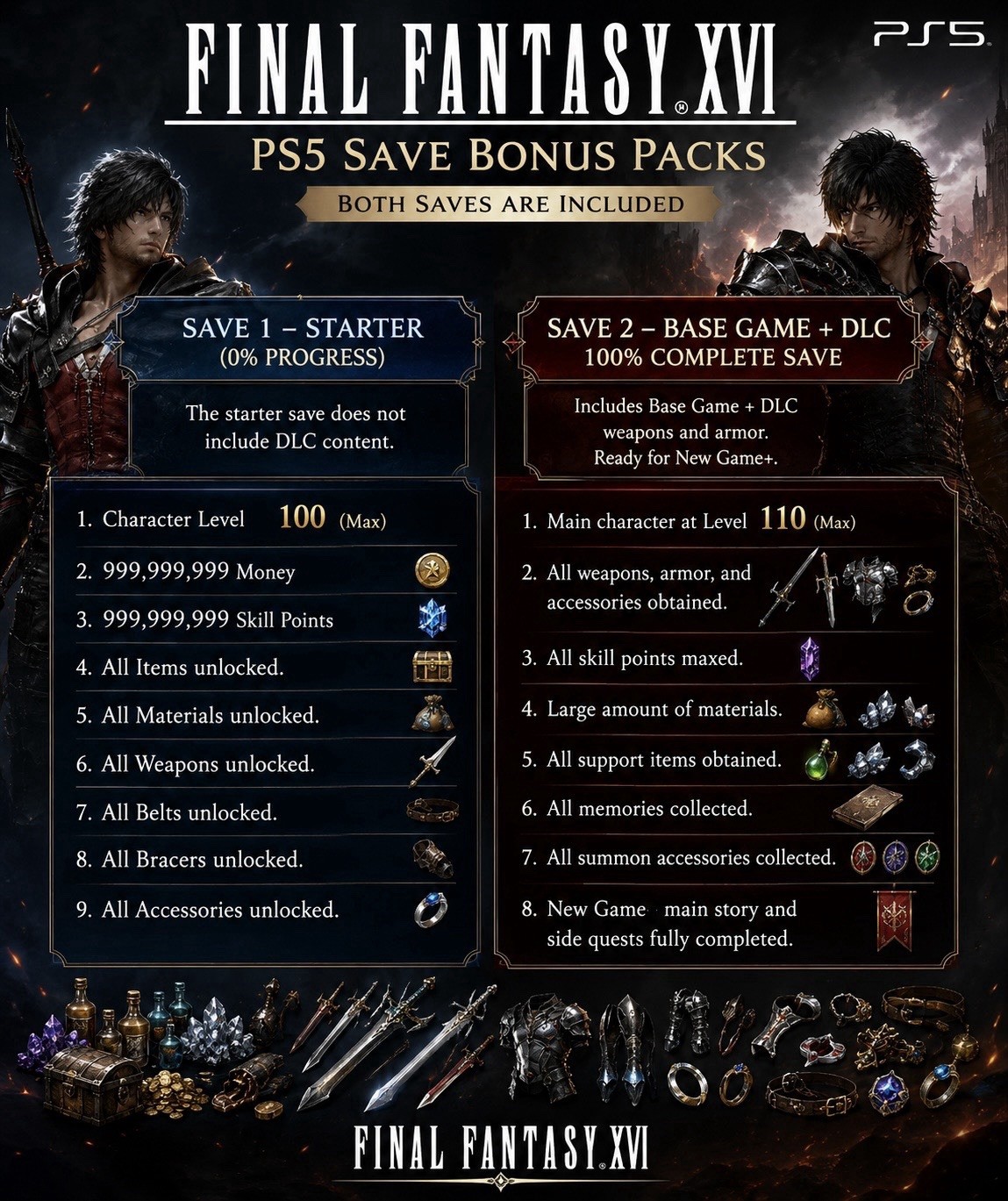 Final Fantasy 16 – PS5 – Save|Service| Max