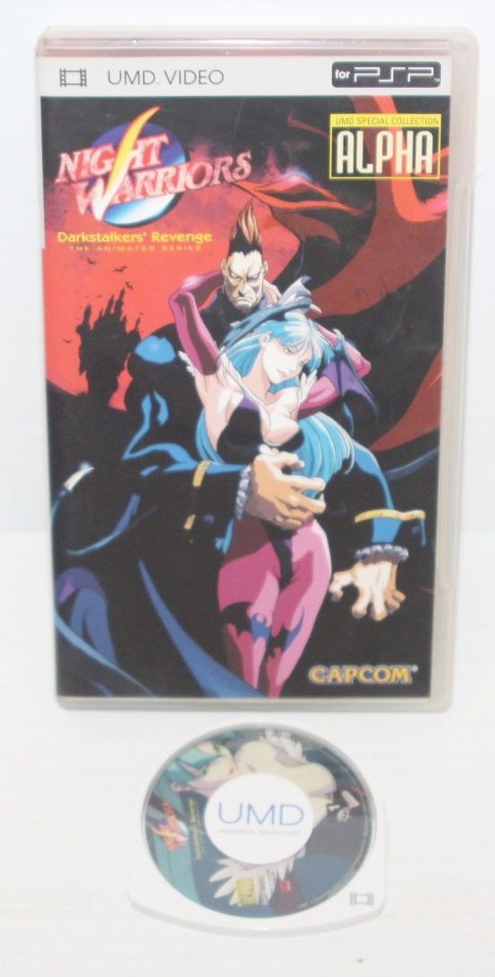 Capcom Night Warriors Darkstalkers’ Revenge Alpha Sony PSP UMD Video *TESTED*