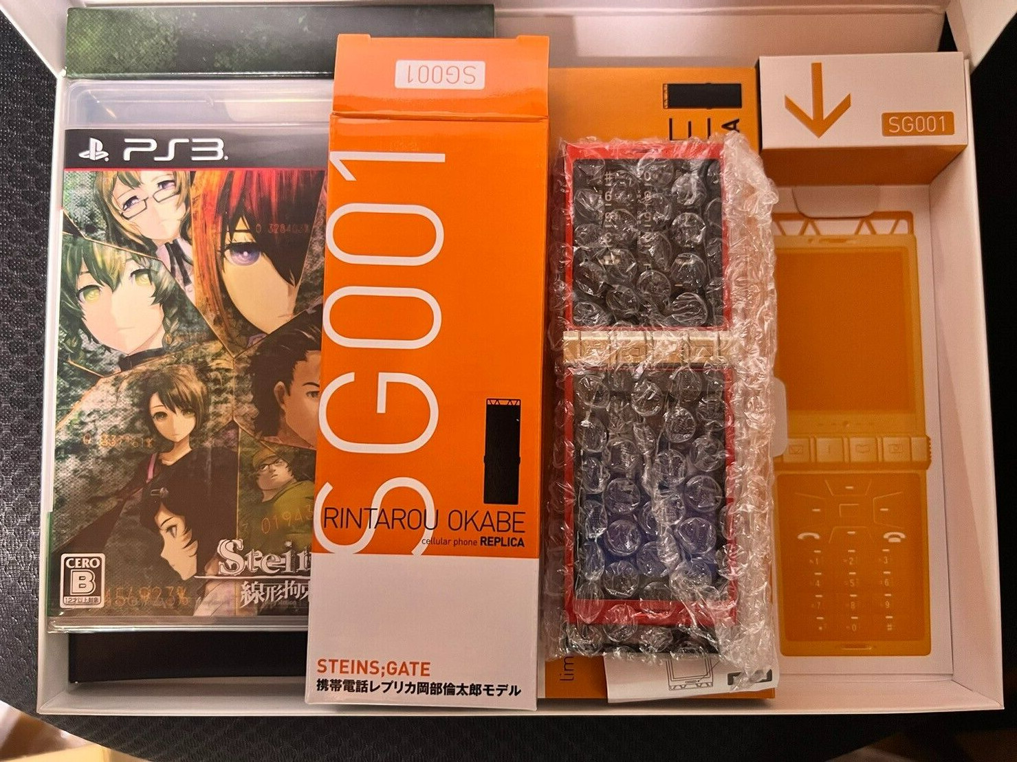 PS3 Steins; Gate Limited Edition Rintaro Okabe Replica sell Phone Replica JAPAN