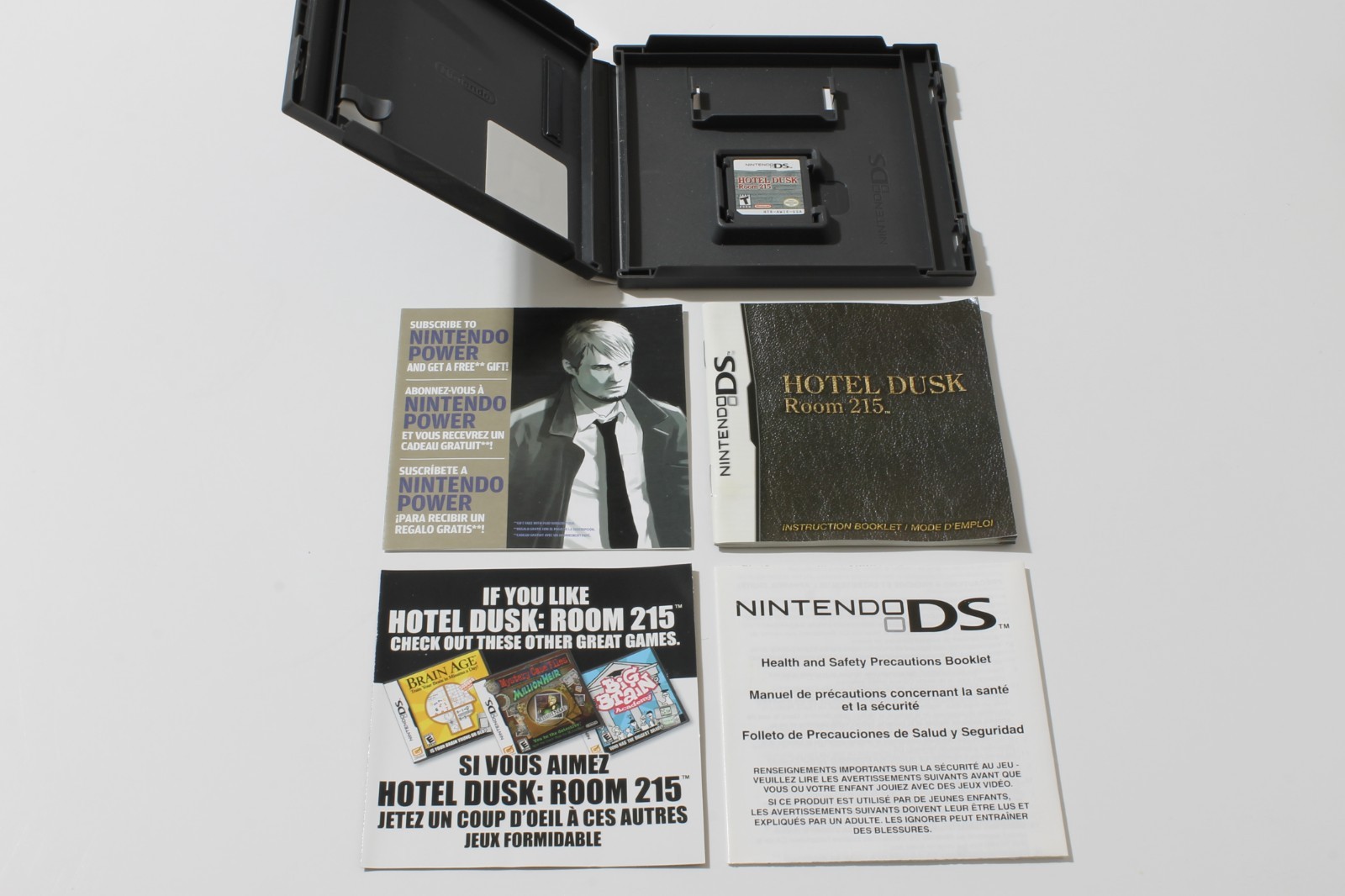Hotel Dusk: Room 215 (Nintendo DS, 2007) Complete w/ Inserts