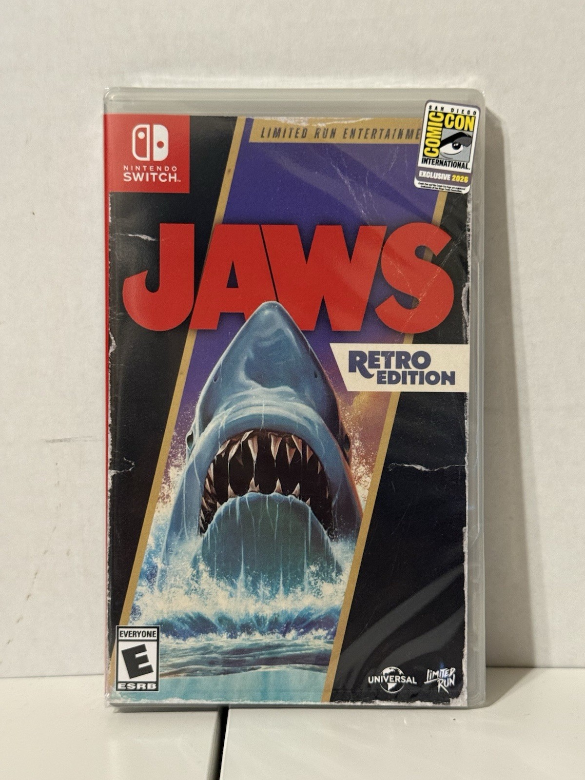 SDCC 2026 – Limited Run Games Nintendo Switch Jaws Retro Edition – EXCLUSIVE