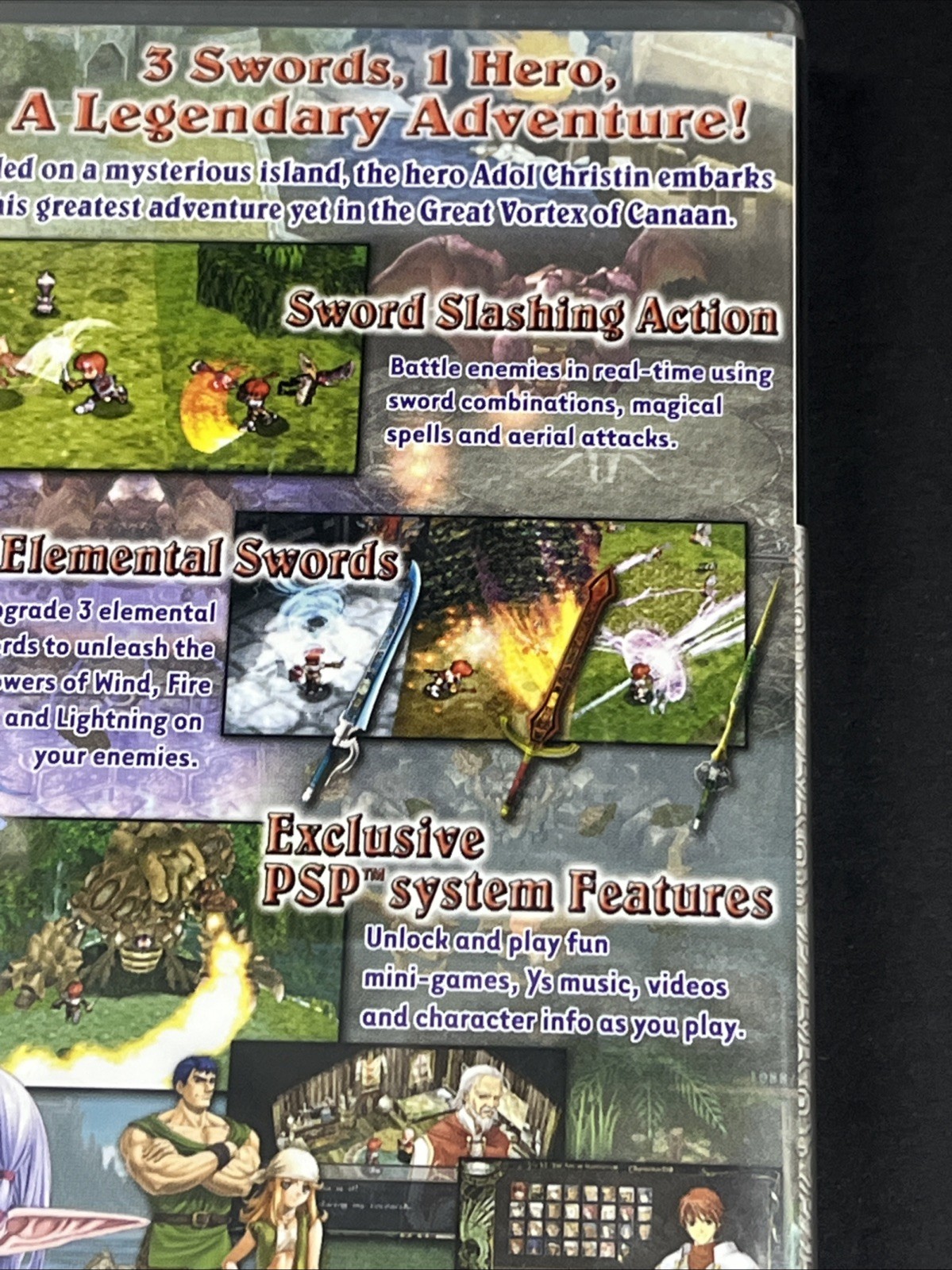 Ys: The Ark of Napishtim (Sony PSP, 2006), New, Factory Sealed