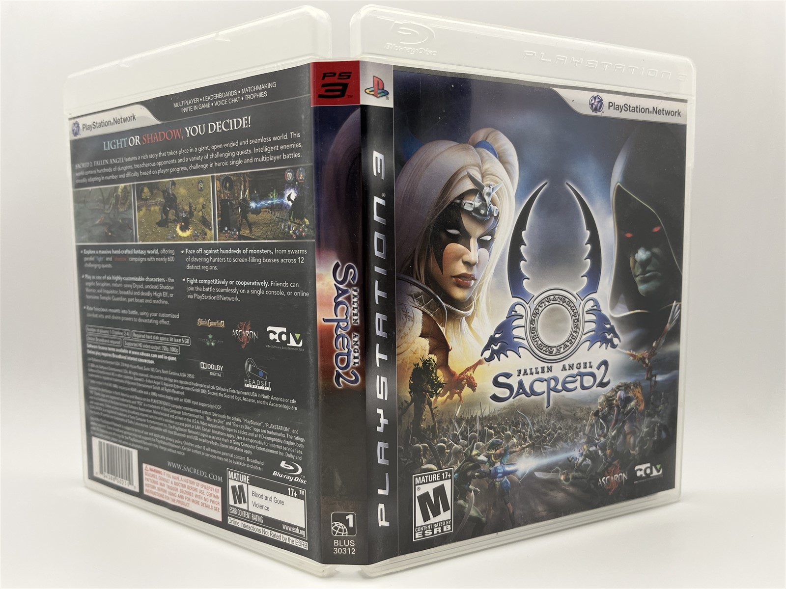Sacred 2: Fallen Angel (PlayStation 3, 2009) Complete Tested Working – Free Ship