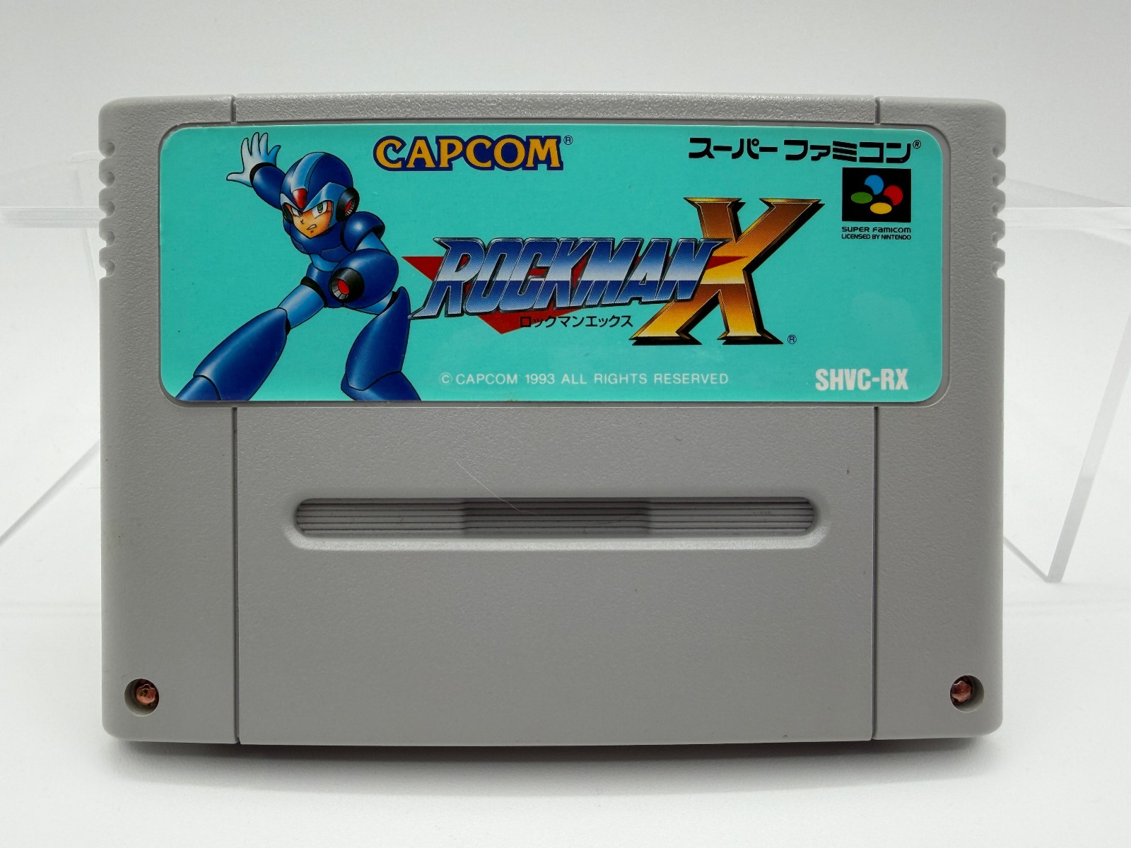 ROCKMAN X / Mega Man X Super Famicom With Box ~No Manual~ US Seller SFC1215