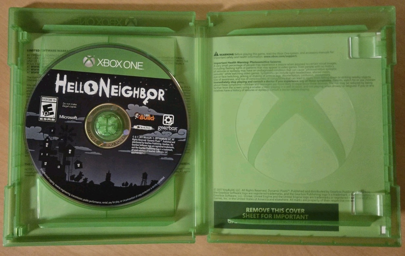 Hello Neighbor (Microsoft Xbox One, 2017)