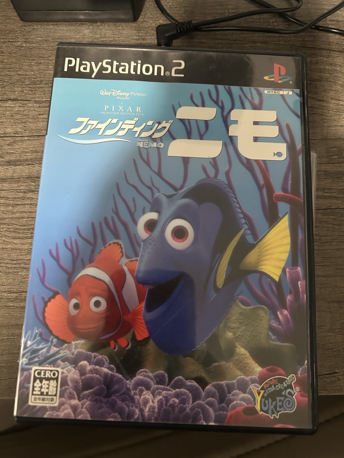 THQ Finding Nemo Family Kids Action PS2 NTSC-J Japan Game Manual Included