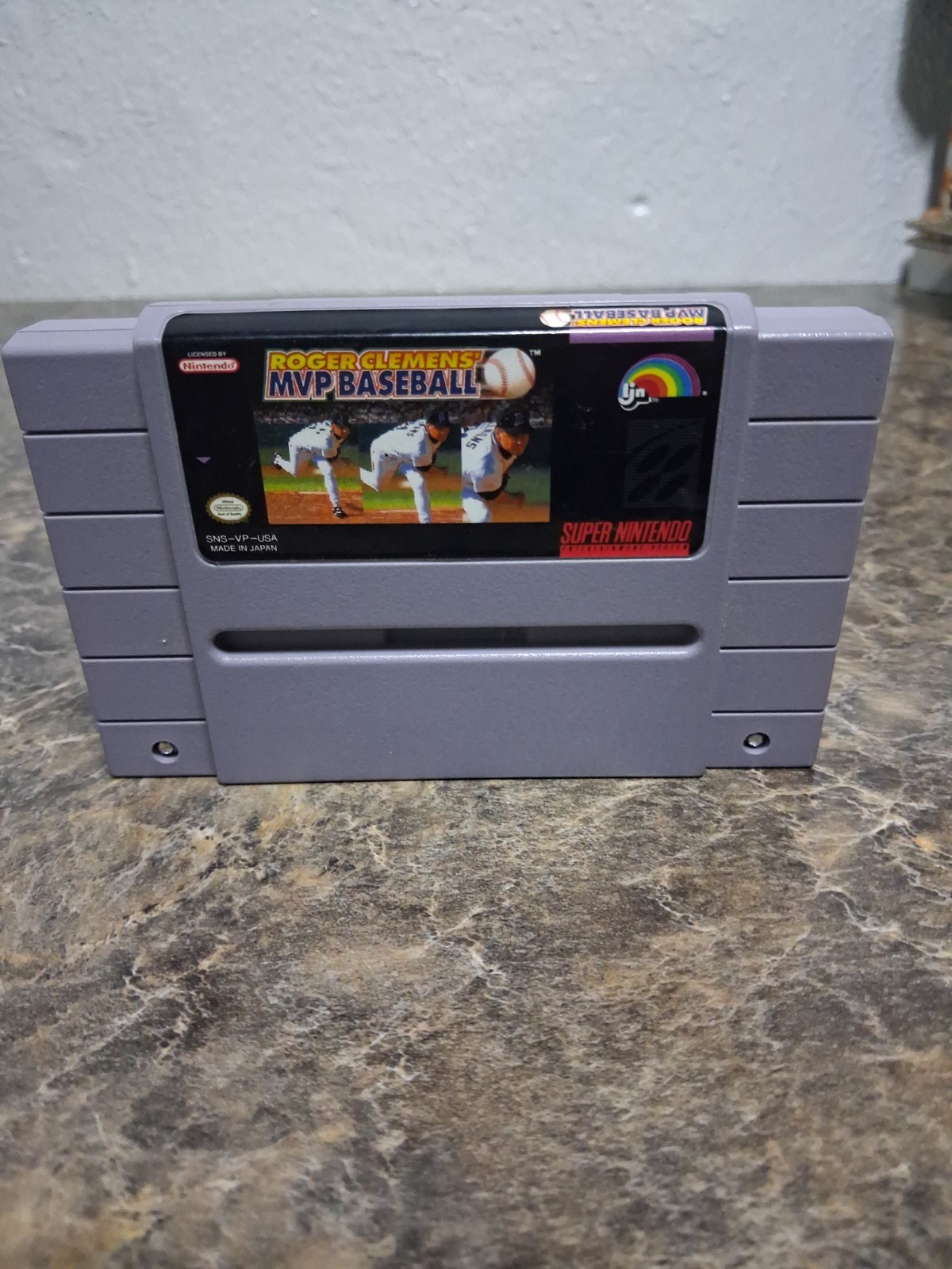 Roger Clemens’ MVP Baseball SNES , 1992 Tested T2