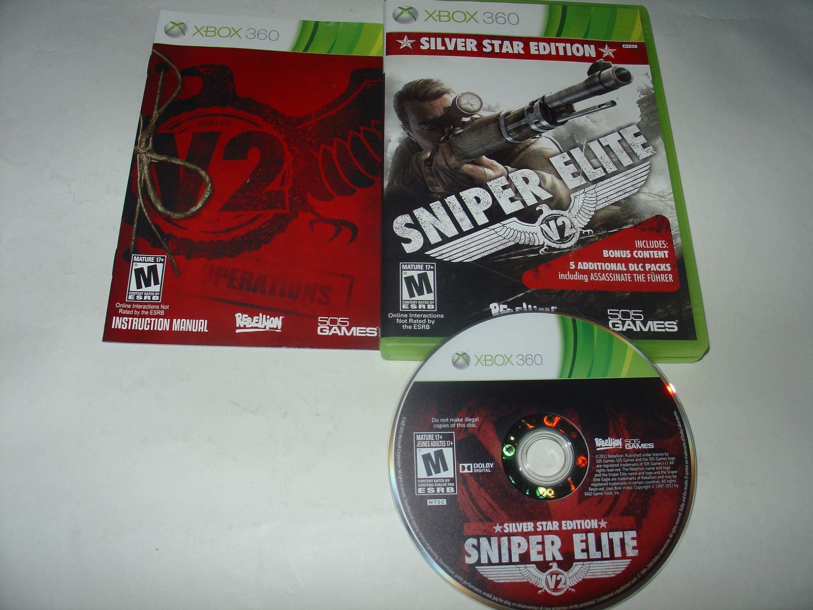 Sniper Elite V2 – Silver Star Edition (Microsoft Xbox 360, 2013)