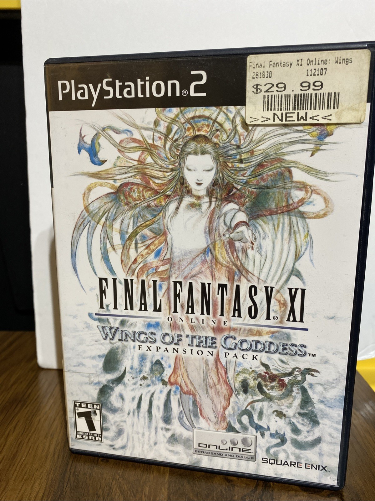 Final Fantasy XI Online Wings of the Goddess PS2 PlayStation 2 Complete CIB
