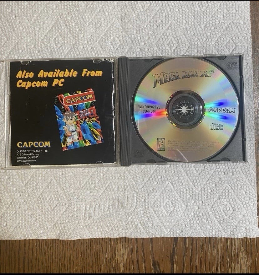 Mega Man X3 by Capcom PC Platformer 1998 Manual Included Megaman X Series