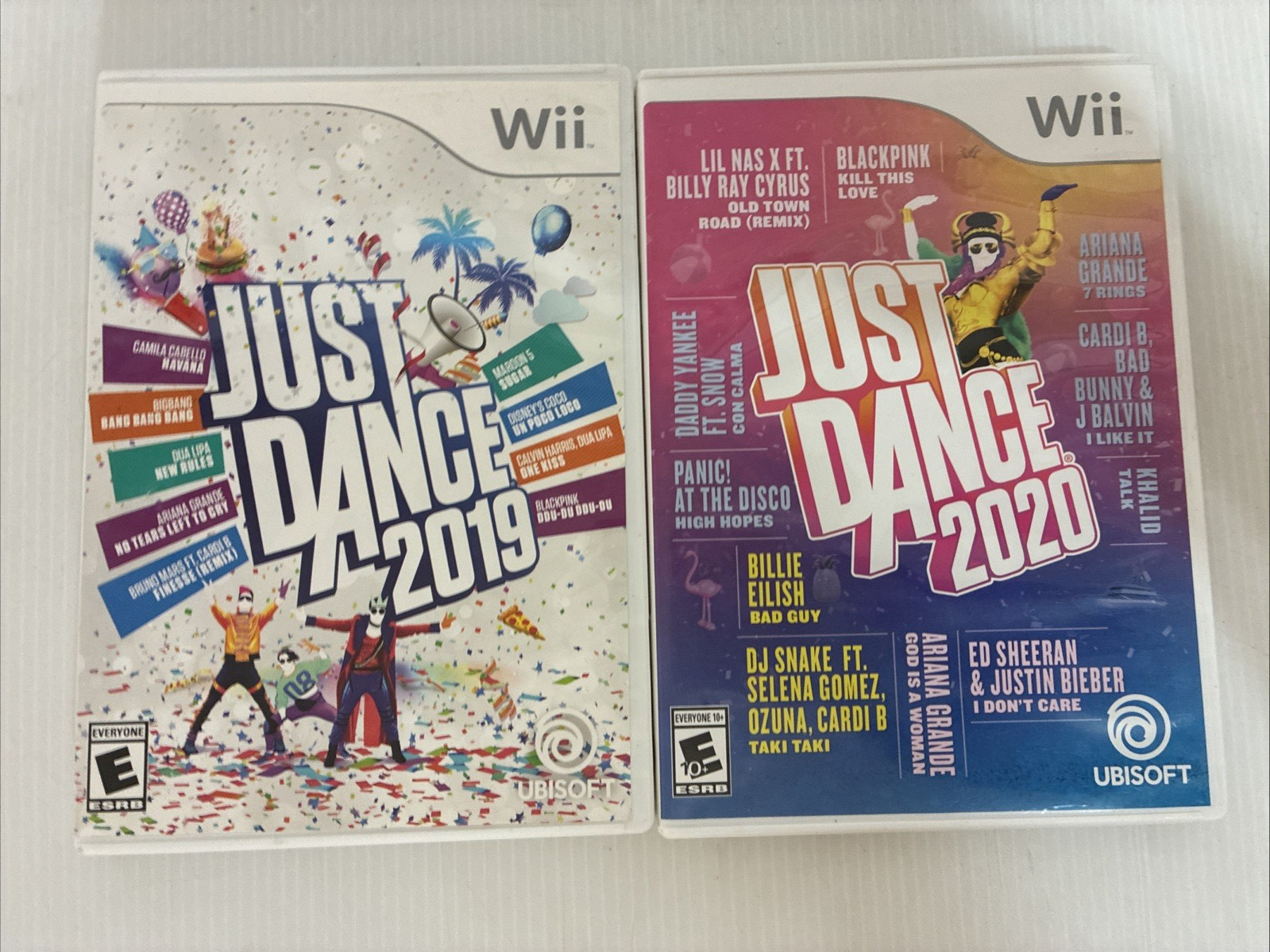 Just Dance Wii Game Lot of 10 1 2 3 4 2014 2015 2016 2018 2019 2020 CIB Manuals