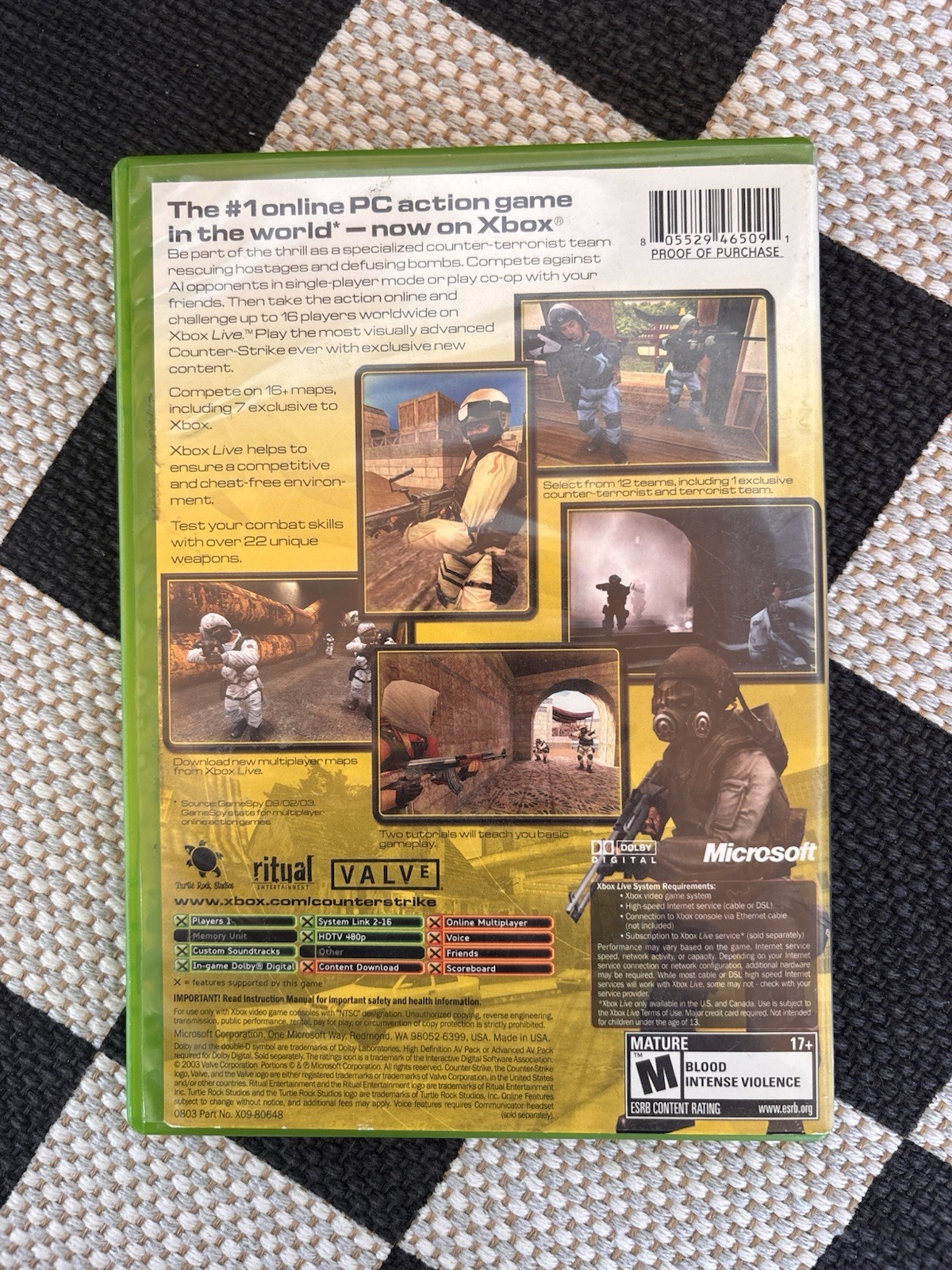 Rogue Trooper (Microsoft Xbox, 2006) CIB OG Xbox Original Label