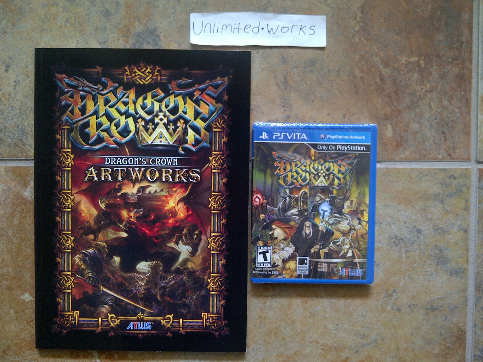 Dragon’s Crown with Pre-order Bonus Art Book PlayStation Vita Brand New Sealed