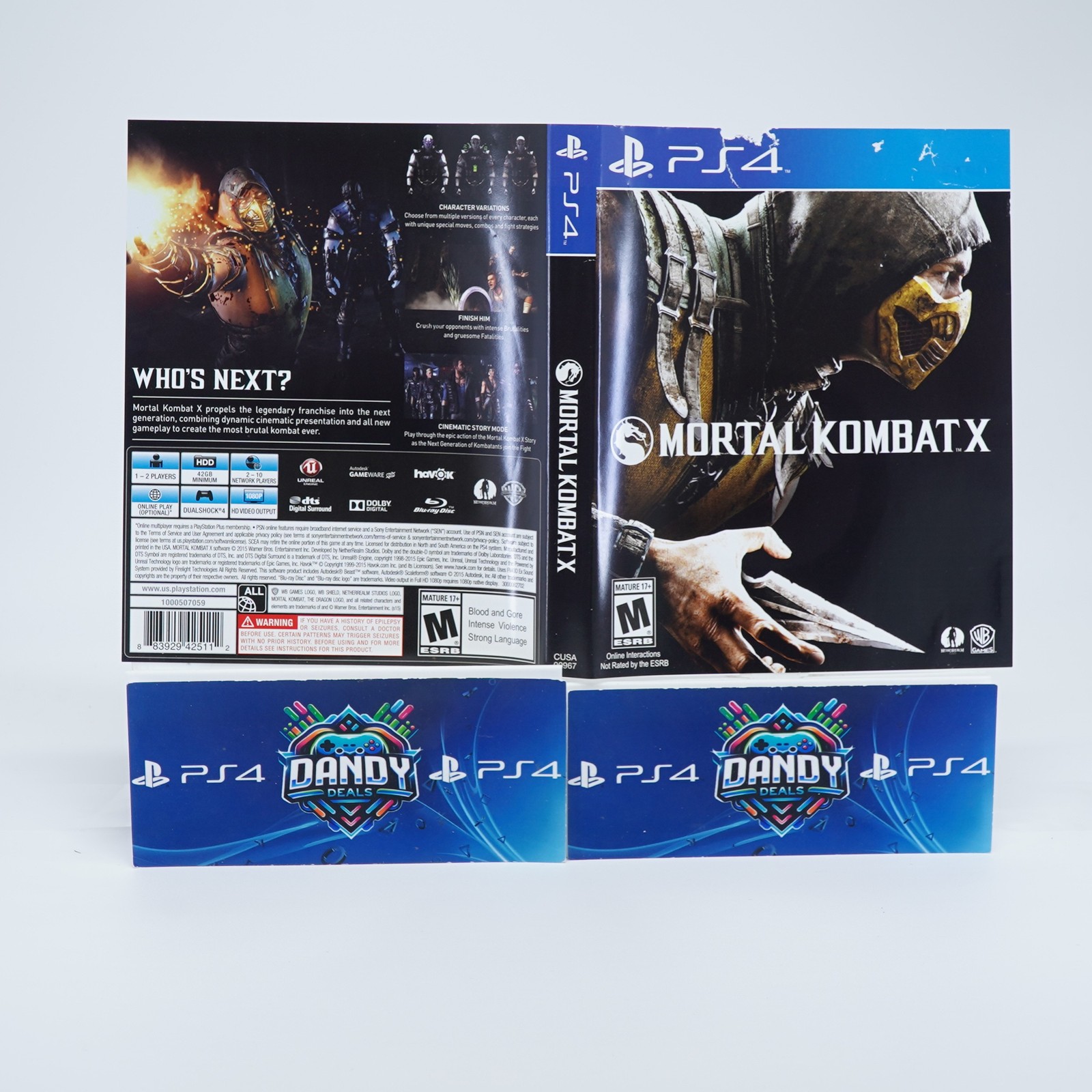 Mortal Kombat X PS4 CIB W/ Manual – Tested – PlayStation 4