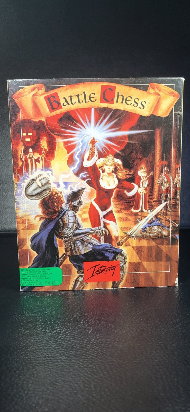 Battle Chess By Interplay Big Box PC Game 1990 IBM Tandy Windows Floppy Disk 3.0