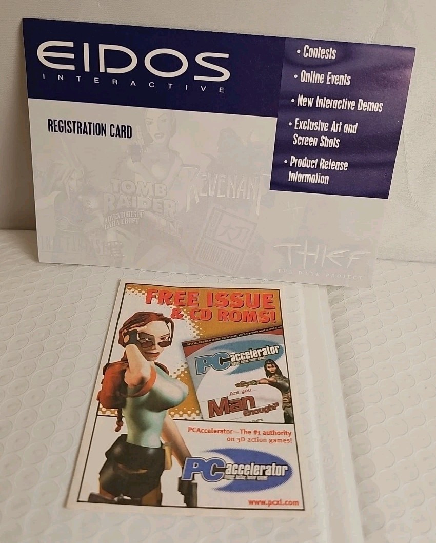 Warzone 2100 (PC, 1999, Eidos) Big Box Display Complete 3 Discs Manual & Inserts