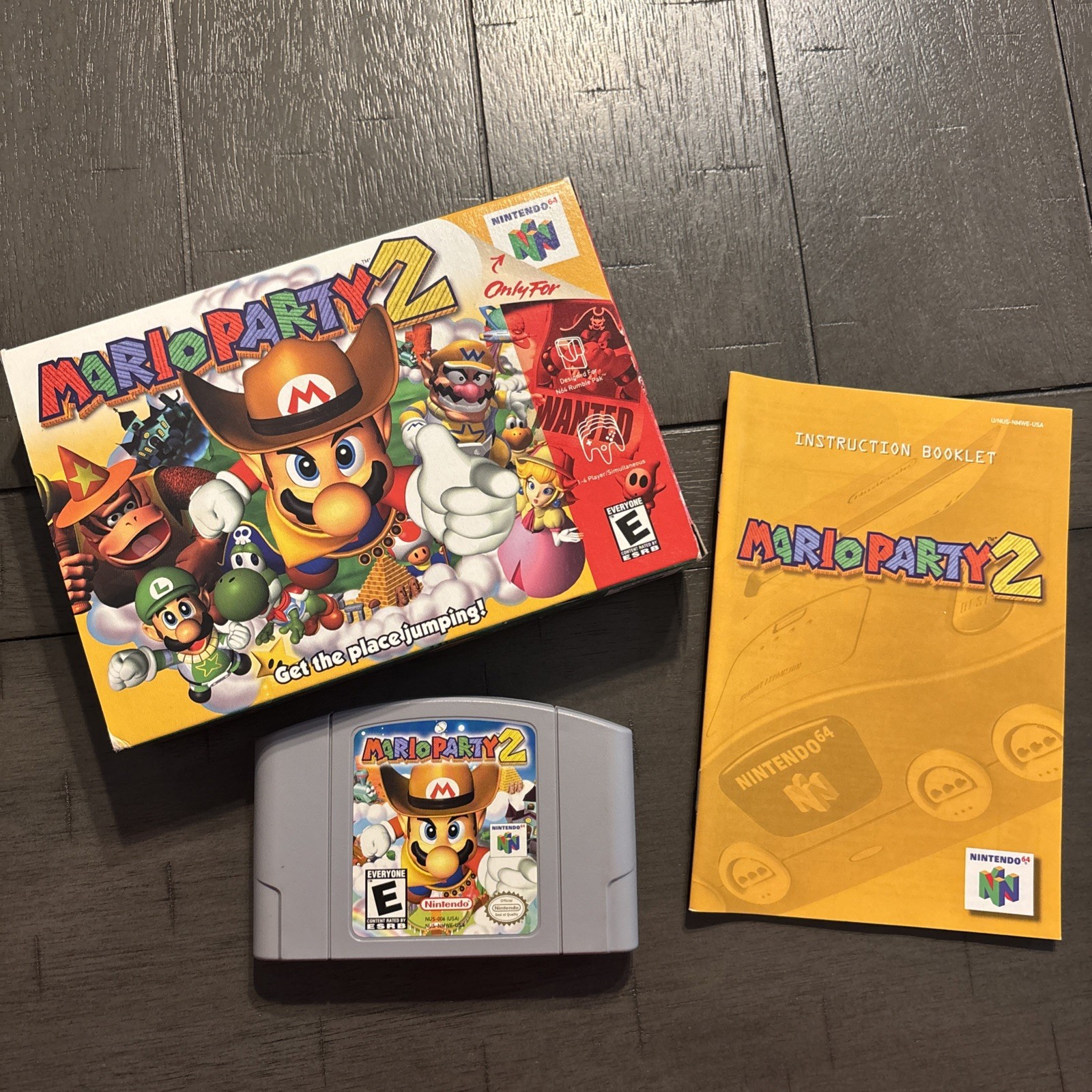Mario Party 2 – Nintendo 64 – Complete in Box + Manual | Amazing Condition!!!