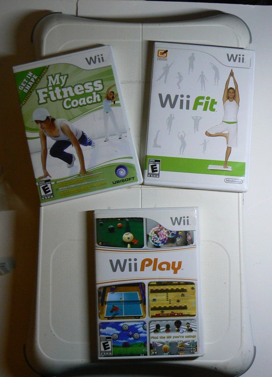 Nintendo Wii Fitness Bundle – Wii Fit + Balance Board + 2 Bonus Games!