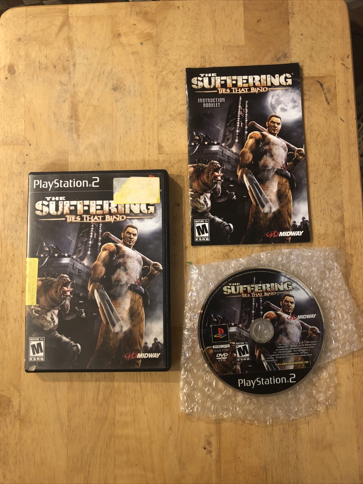 Suffering: Ties That Bind (Sony PlayStation 2 PS2, 2005) Complete